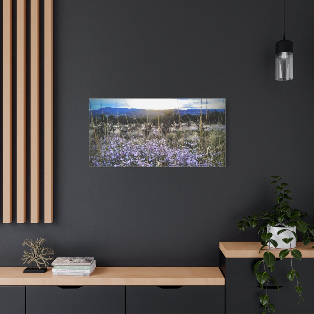 Framed Botanical Wall Art, Floral Canvas Print, Nature Decor, Home Interior Art, Gift for Garden Lovers, Beautiful Flower Landscape