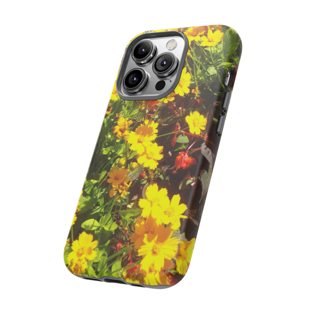 Floral Phone Case - Tough Cases with Vibrant Yellow Flowers, Protective Floral Cover, Spring Decor, Gift Idea for Nature Lovers, [...]