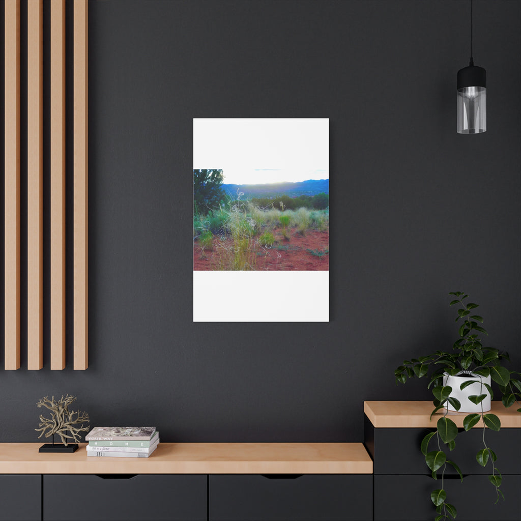 Stretched Canvas Art Print, Nature Wall Decor, Boho Home Decor, Rustic Landscape Art, Gift for Nature Lovers