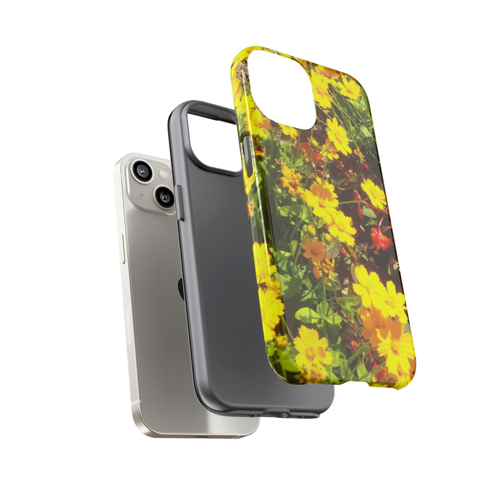 Floral Phone Case - Tough Cases with Vibrant Yellow Flowers, Protective Floral Cover, Spring Decor, Gift Idea for Nature Lovers, [...]