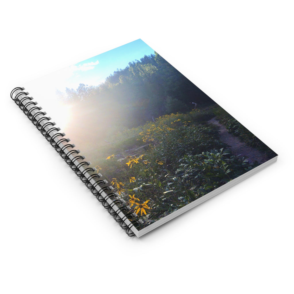 Nature-Inspired Spiral Notebook for Journaling, Gifts, Floral Journal, Back to School Supplies, Eco-Friendly Office Supplies
