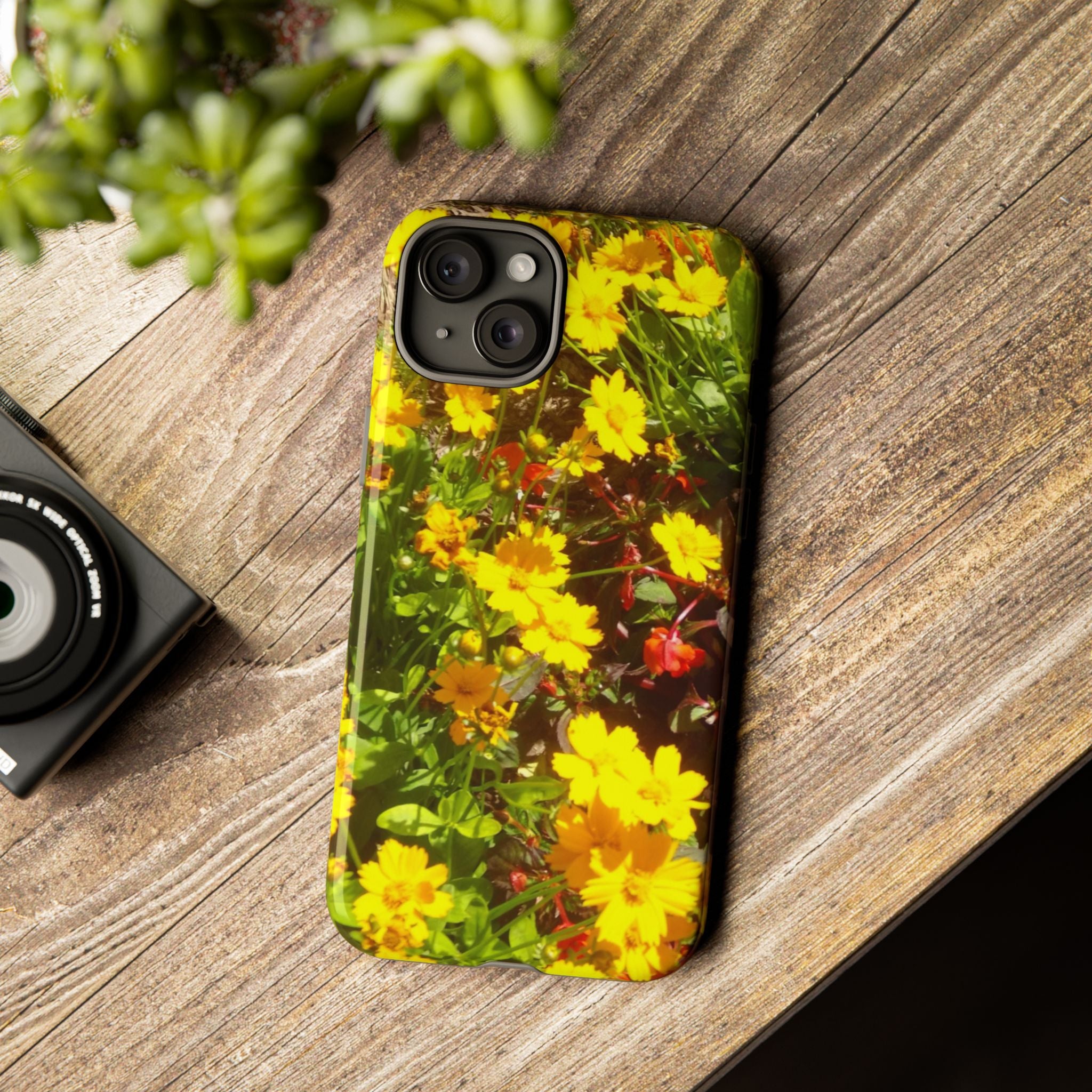 Floral Phone Case - Tough Cases with Vibrant Yellow Flowers, Protective Floral Cover, Spring Decor, Gift Idea for Nature Lovers, [...]