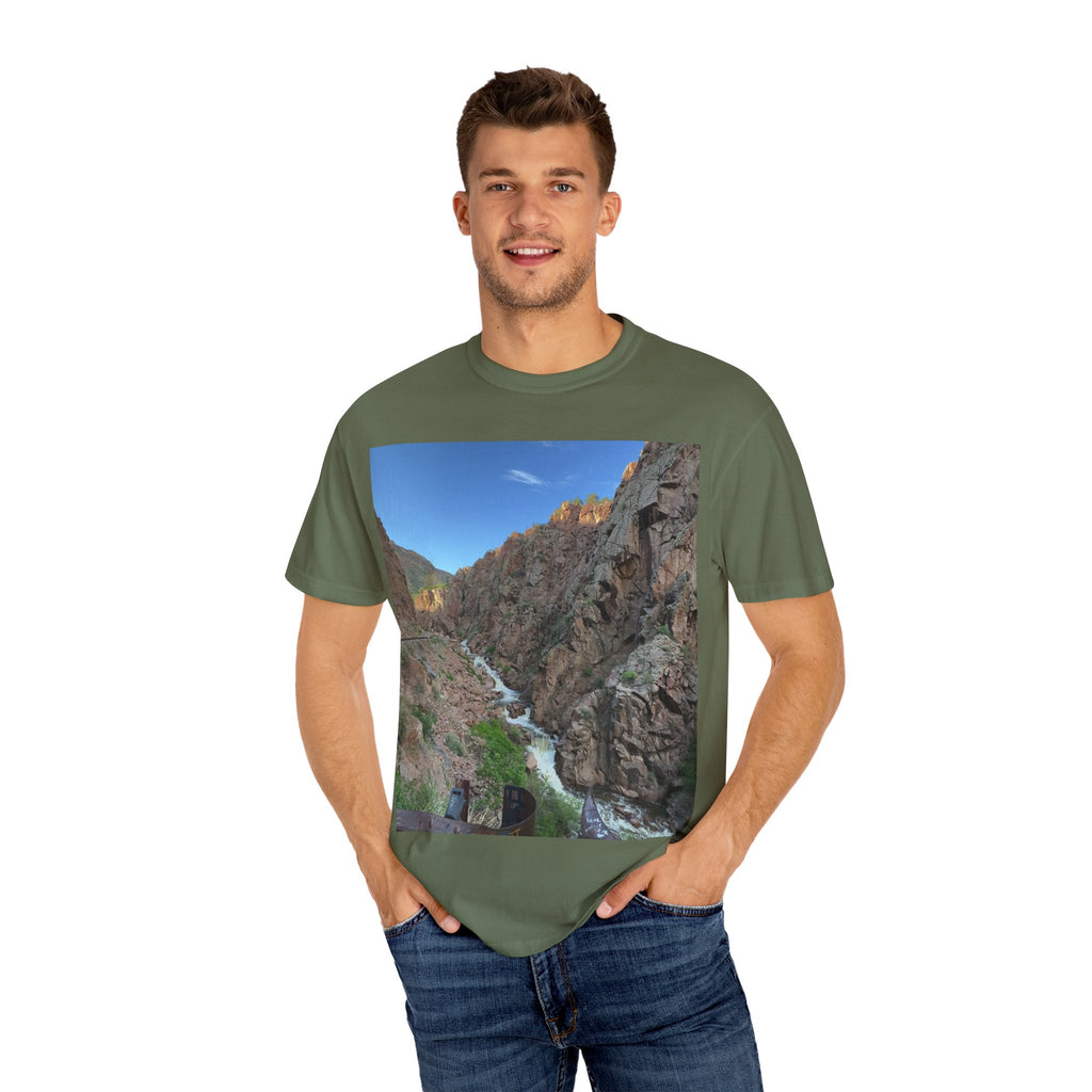Nature Scene Unisex T-Shirt, Eco-Friendly Tee, Outdoorsy Apparel, Hiking Gift, Casual Wear, Adventure Clothing
