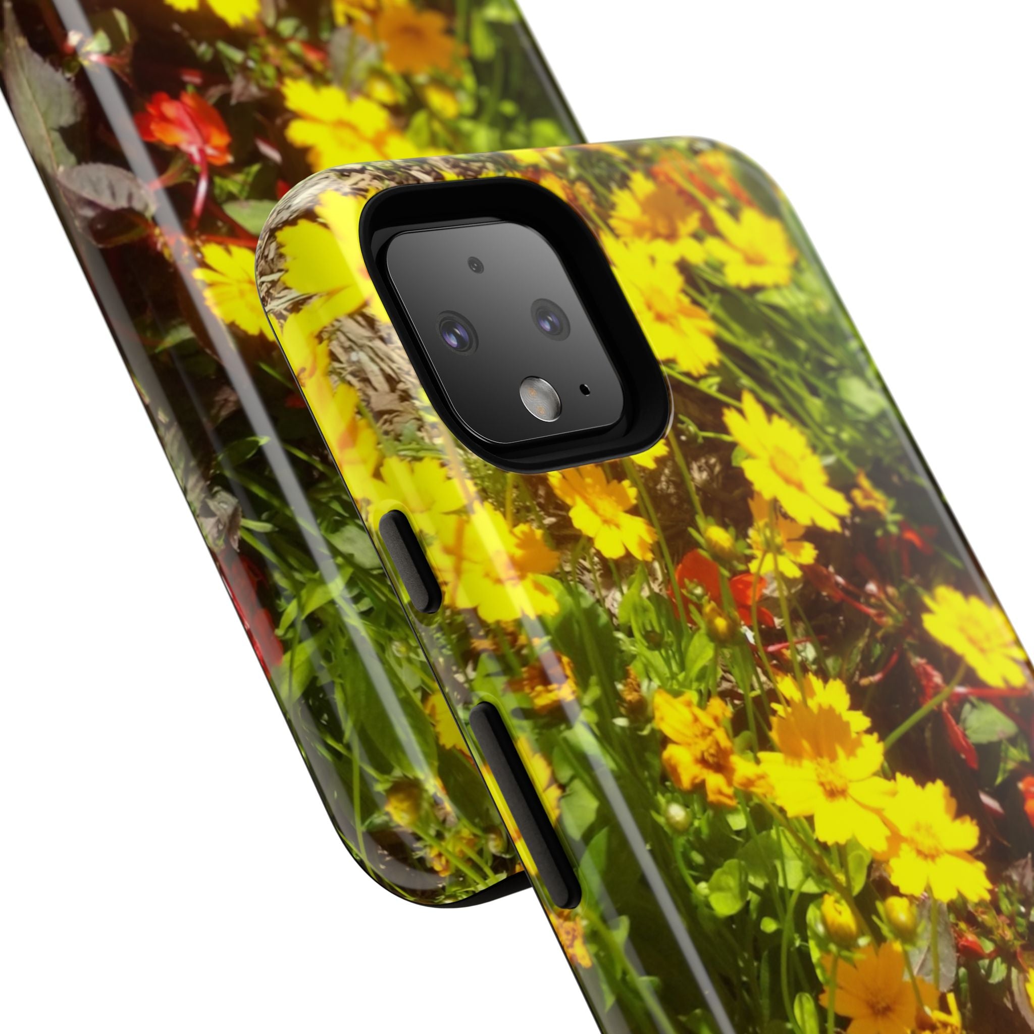 Floral Phone Case - Tough Cases with Vibrant Yellow Flowers, Protective Floral Cover, Spring Decor, Gift Idea for Nature Lovers, [...]