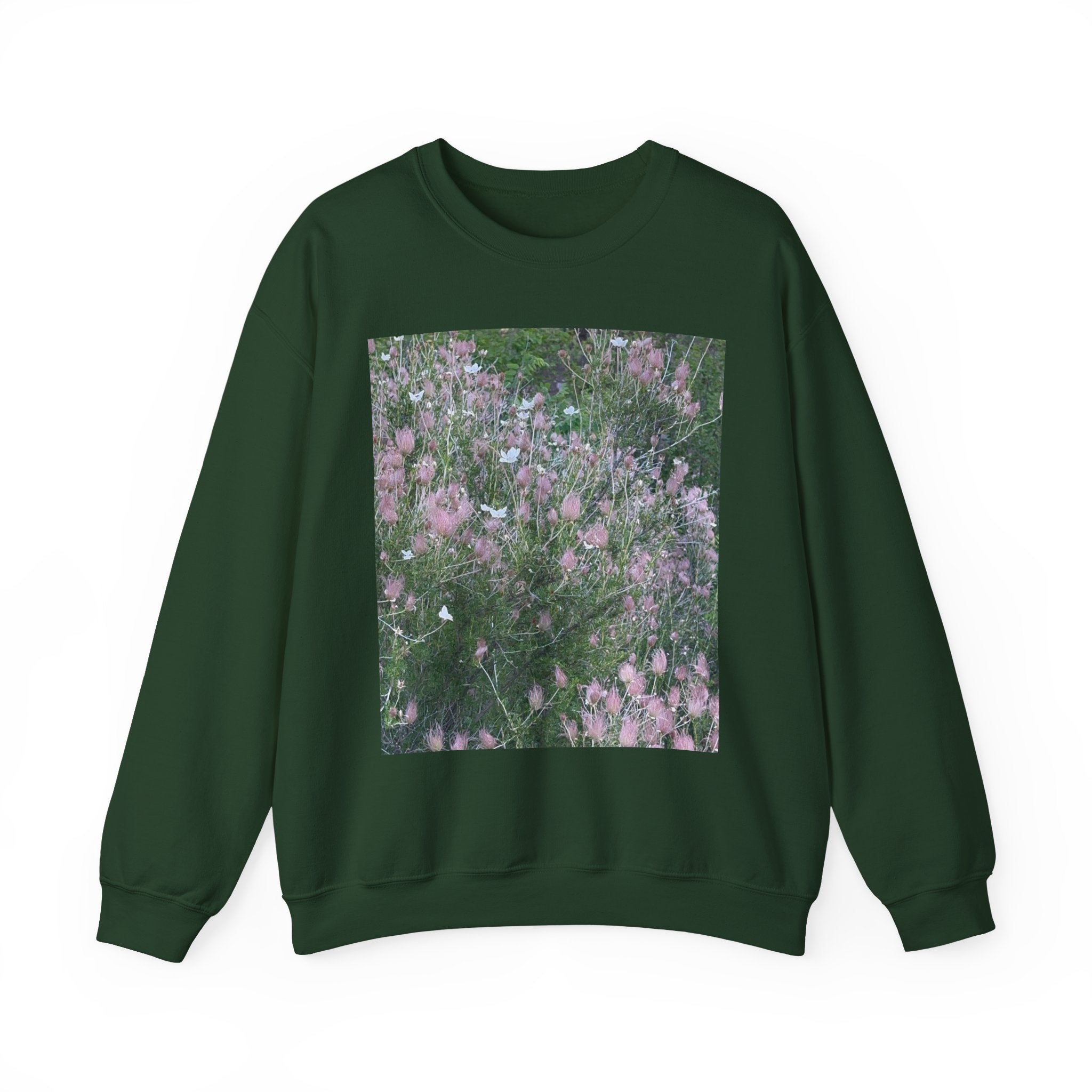 Floral Graphic Crewneck Sweatshirt | Cozy Unisex Apparel, Casual Wear, Plant Lover Gift, Spring Fashion, Everyday Comfort