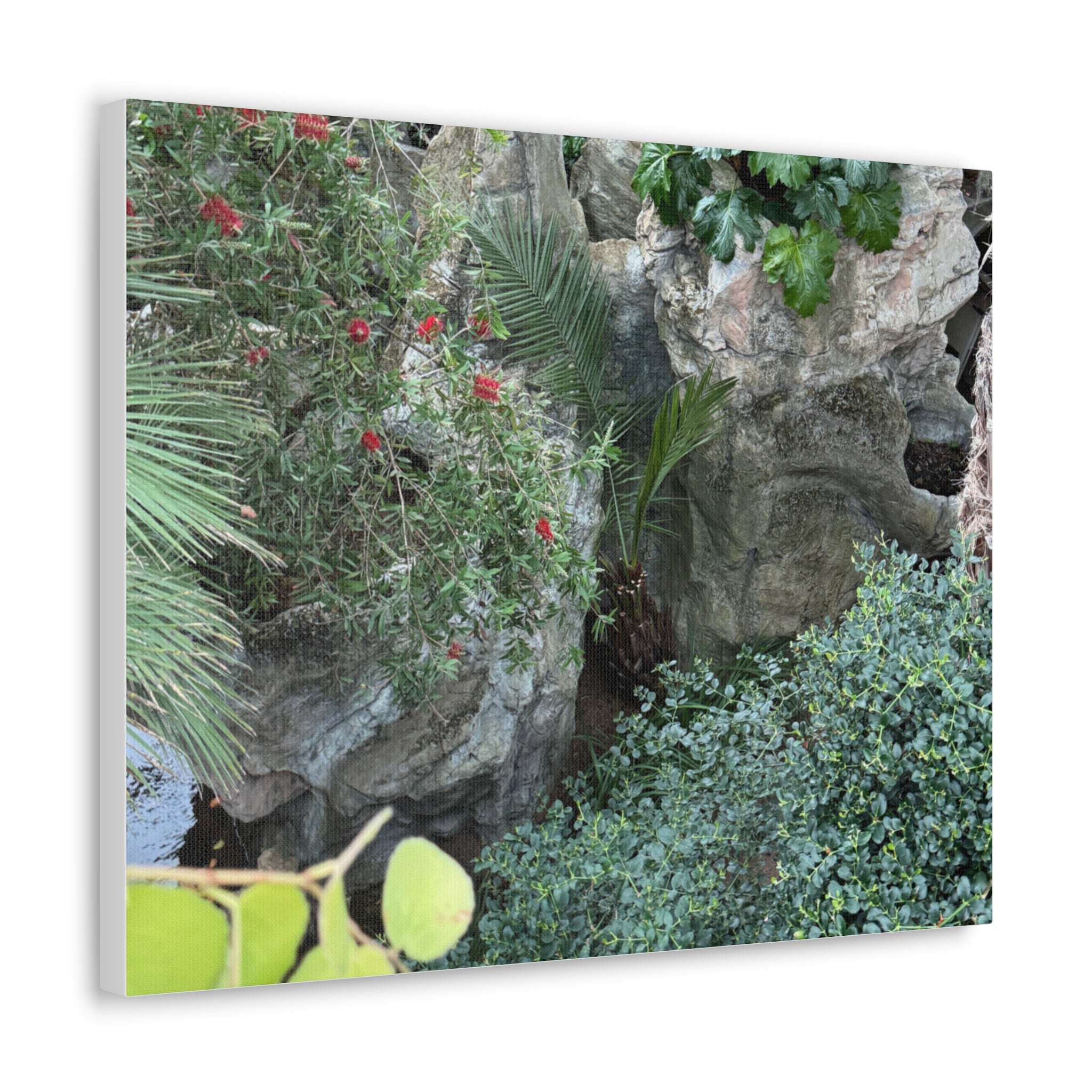 Canvas Wall Art, Tropical Garden Print, Home Decor, Botanical Artwork, Nature Lover Gift, Modern Interior Design