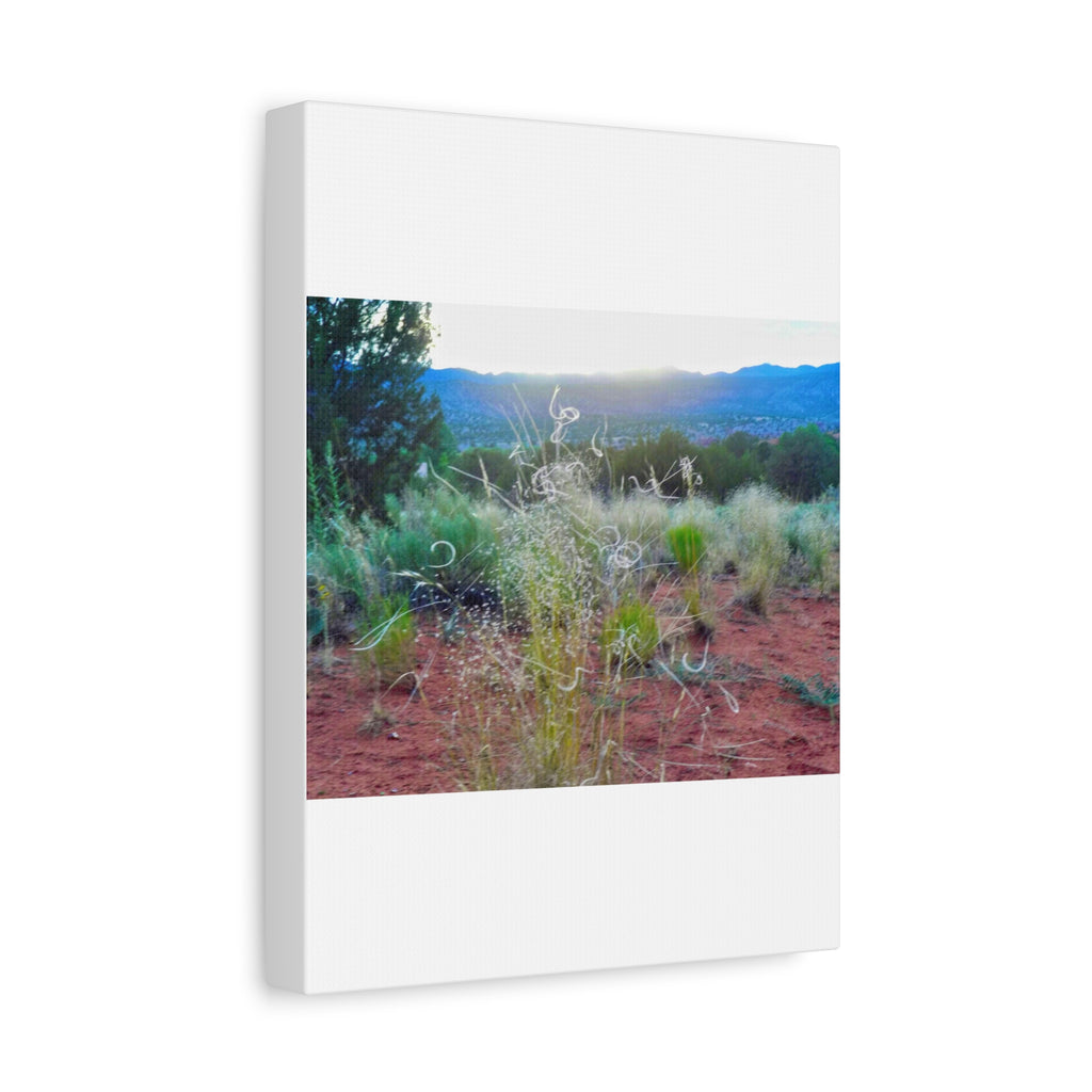 Serene Desert Landscape Canvas Print, Nature Wall Art, Home Decor, Gift for Nature Lovers, Rustic Art for Living Room, Boho Decor