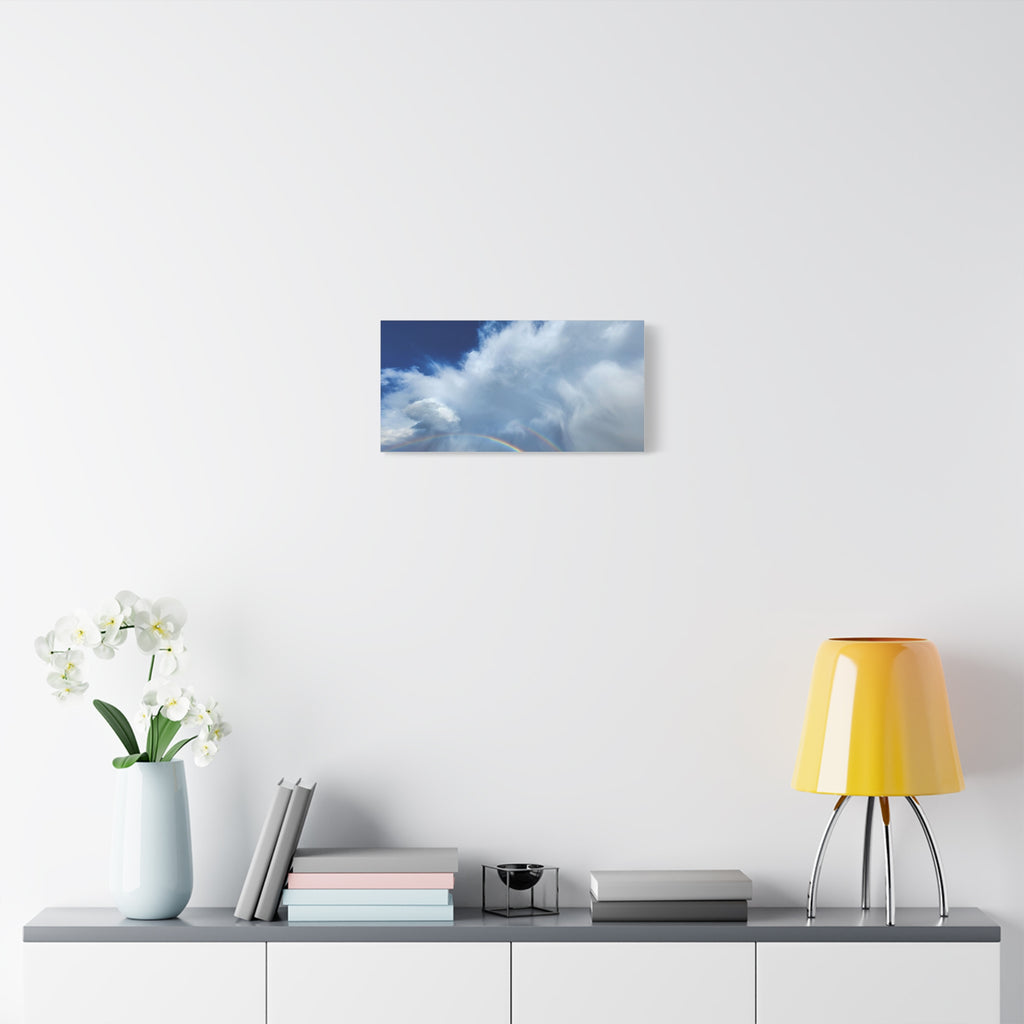 Rainbow Cloud Art Canvas Print, Stretched Wall Decor, Home/Office Art, Gift for Nature Lovers, Gallery Wall Accent