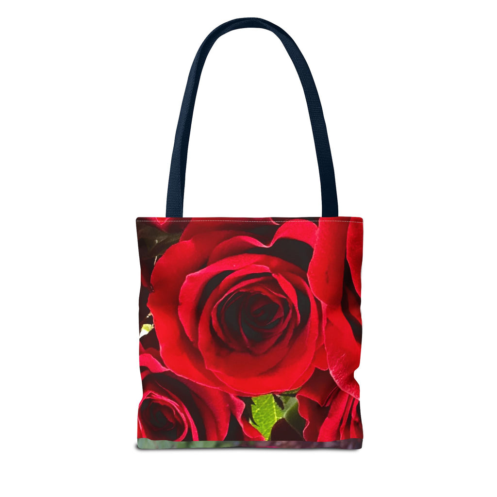 Vibrant Floral Tote Bag | Artistic Rose Design for Everyday Use, Eco-Friendly Shopping, Perfect Gift for Garden Lovers
