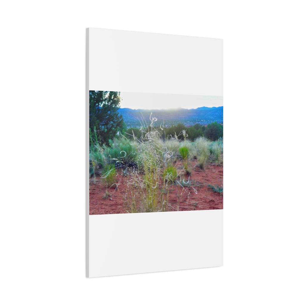 Serene Desert Landscape Canvas Print, Nature Wall Art, Home Decor, Gift for Nature Lovers, Rustic Art for Living Room, Boho Decor