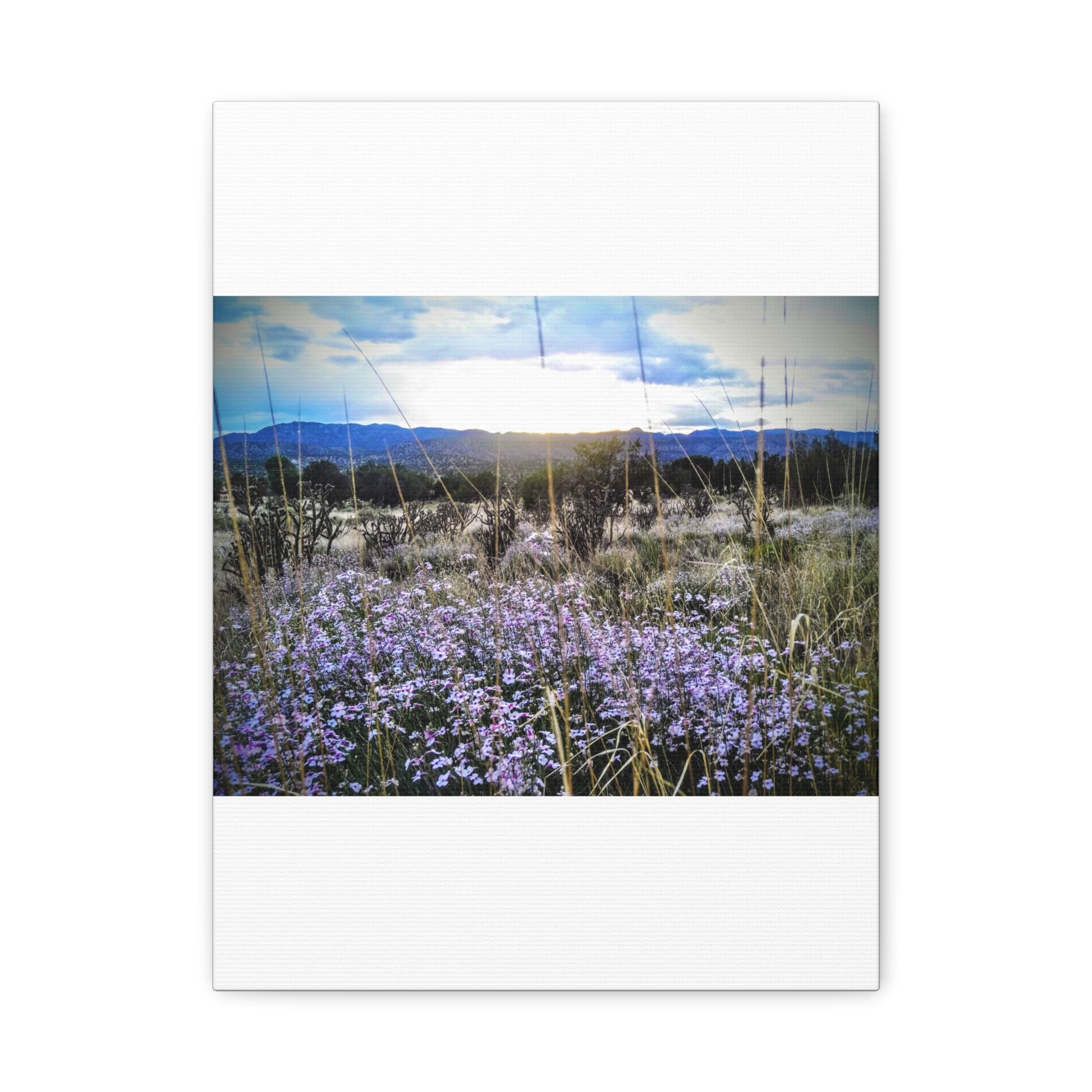 Framed Botanical Wall Art, Floral Canvas Print, Nature Decor, Home Interior Art, Gift for Garden Lovers, Beautiful Flower Landscape