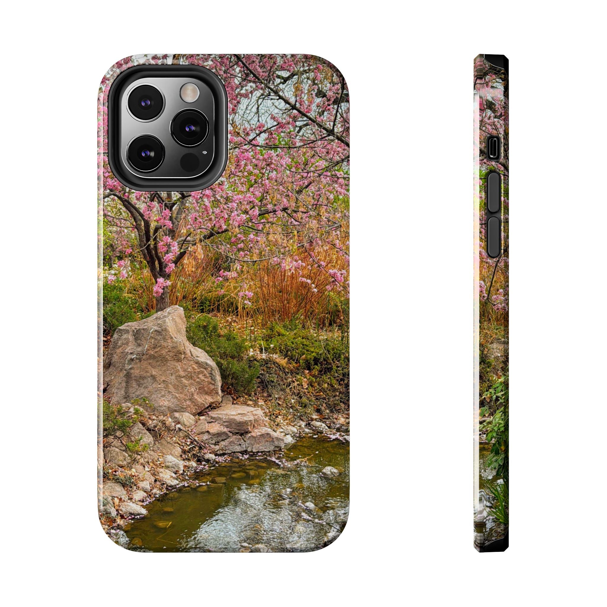 Cherry Blossom Tough Phone Cases - Nature Lover Gift, Floral Phone Accessories, Spring Decor, Custom Cases, Outdoor Adventure