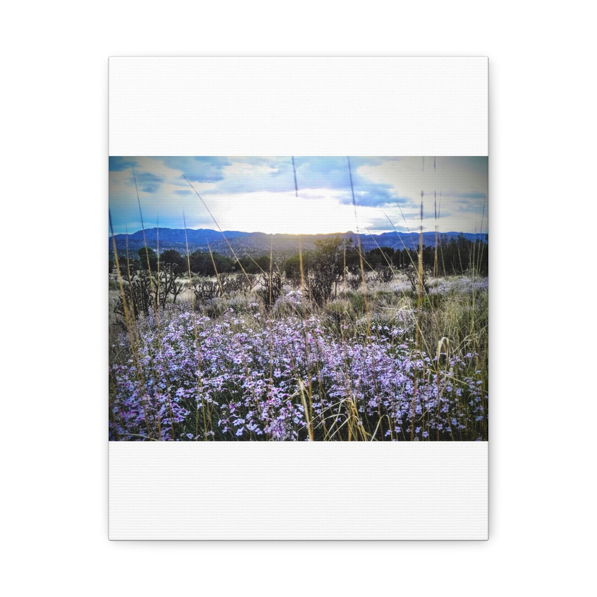 Framed Botanical Wall Art, Floral Canvas Print, Nature Decor, Home Interior Art, Gift for Garden Lovers, Beautiful Flower Landscape