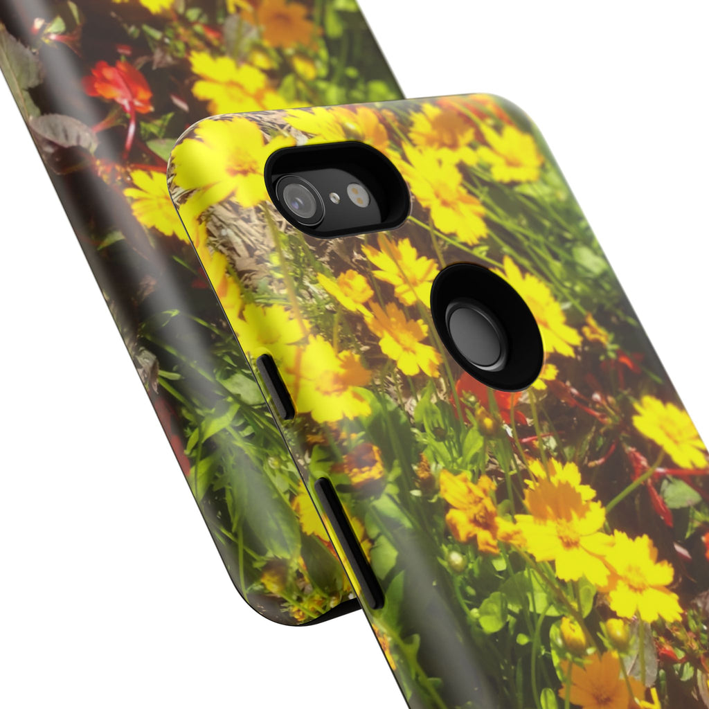 Floral Phone Case - Tough Cases with Vibrant Yellow Flowers, Protective Floral Cover, Spring Decor, Gift Idea for Nature Lovers, [...]