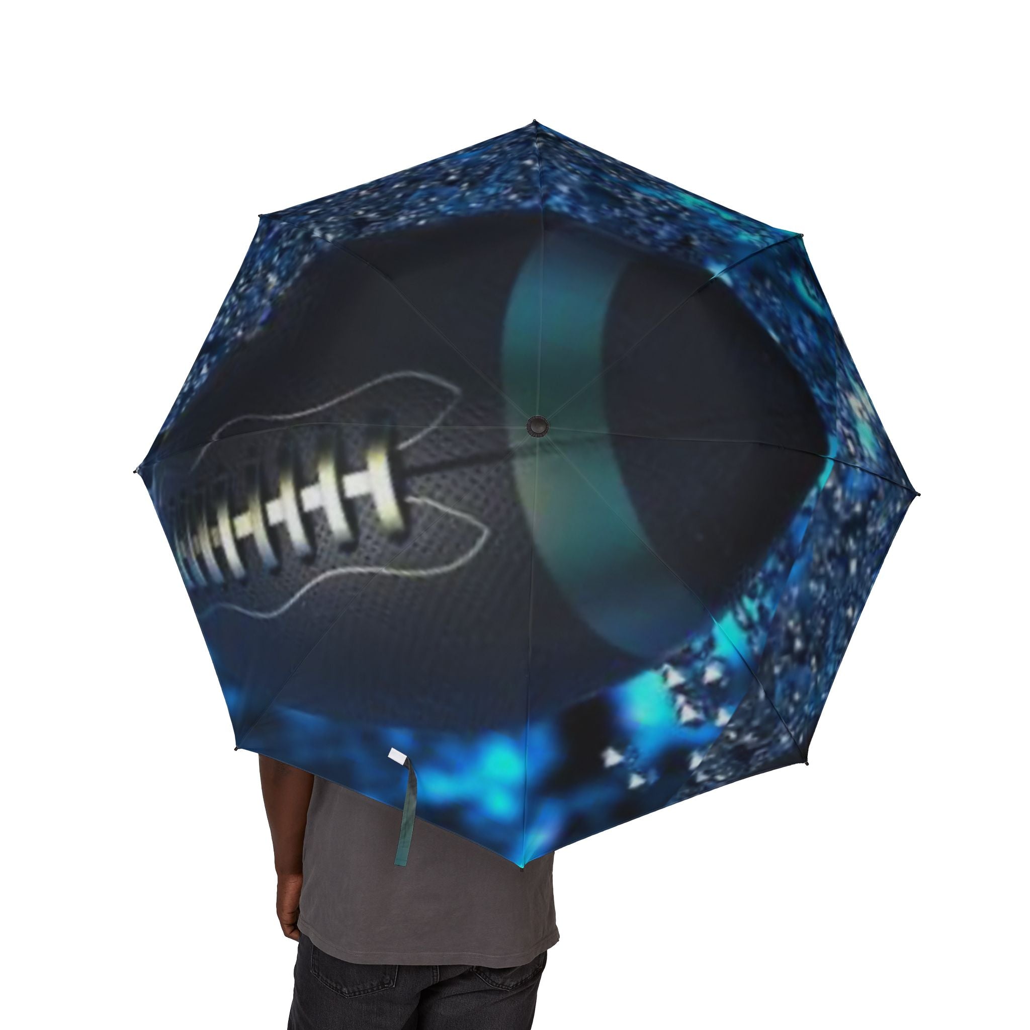 Stylish Semi-Automatic Foldable Umbrella, Rain Gear, Waterproof Canopy, Beach Accessory, Gift for Adventurers, Sports Enthusiasts