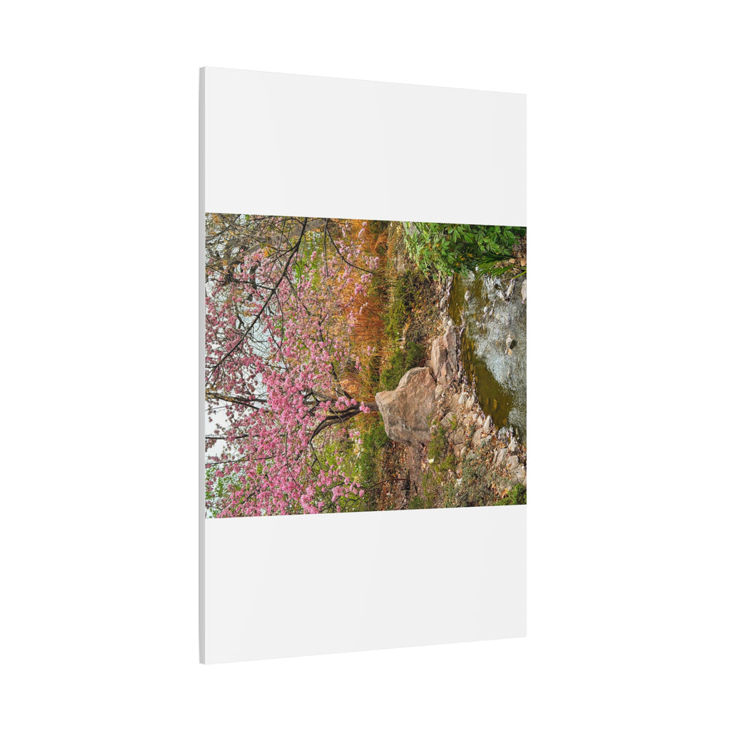 Blossoming Serenity Canvas Print, Floral Wall Art, Nature Decor, Home Aesthetic, Gift Idea for Garden Lovers, Spring Decor