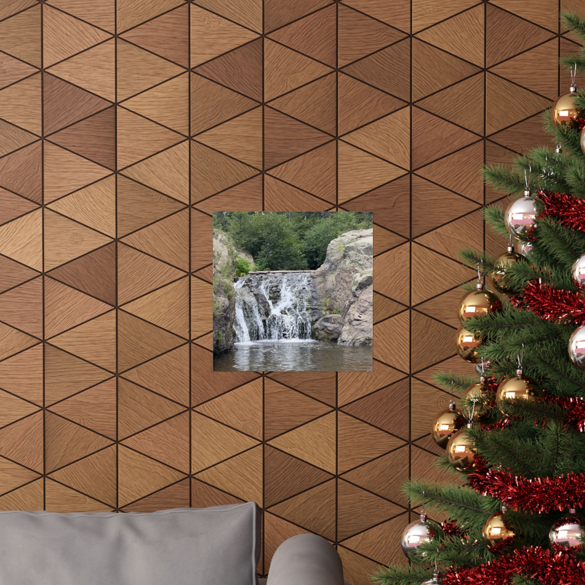 Serene Nature Posters, Home Decor Wall Art, Gift for Nature Lovers, Tranquil Landscape Prints, Waterfall Artwork