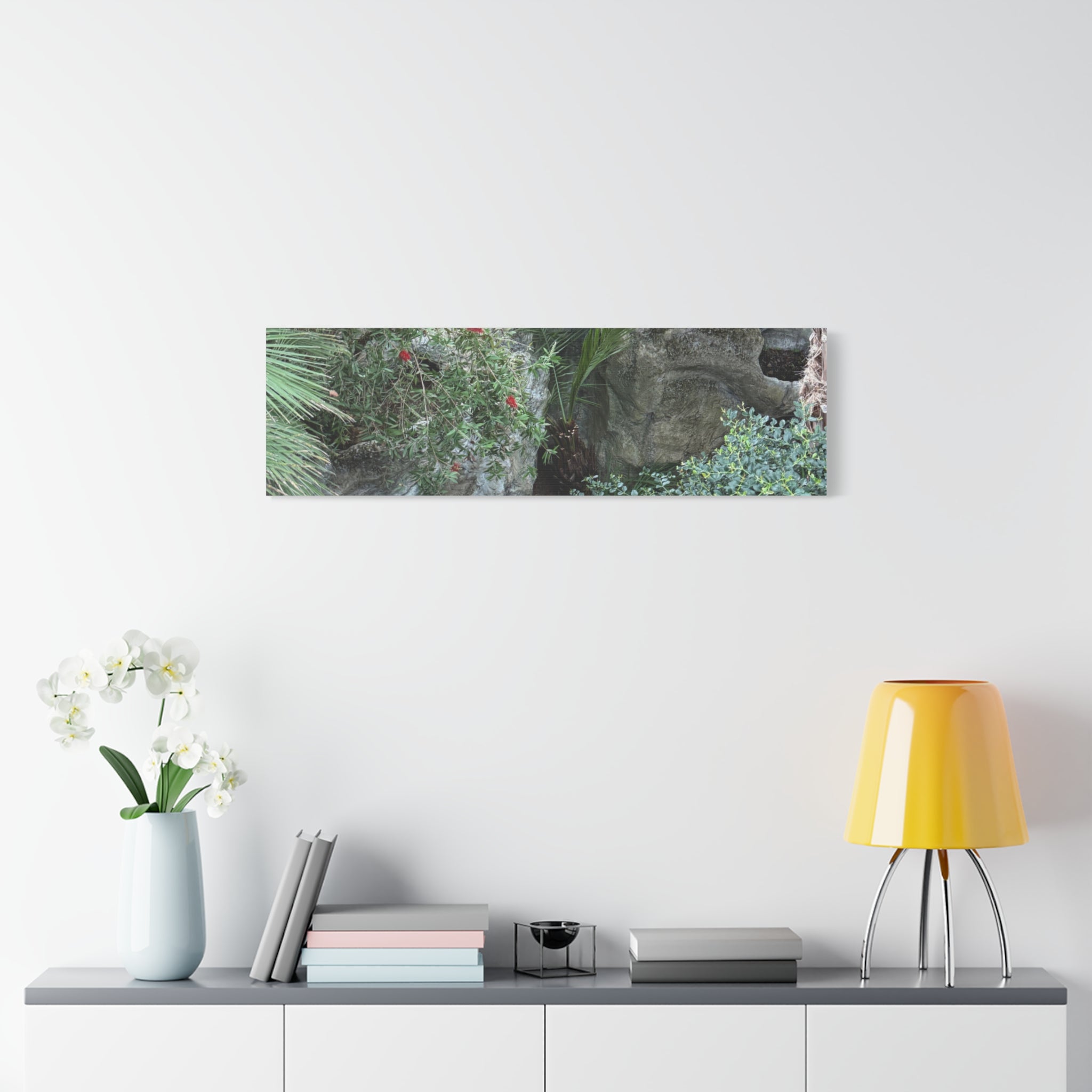 Canvas Wall Art, Tropical Garden Print, Home Decor, Botanical Artwork, Nature Lover Gift, Modern Interior Design