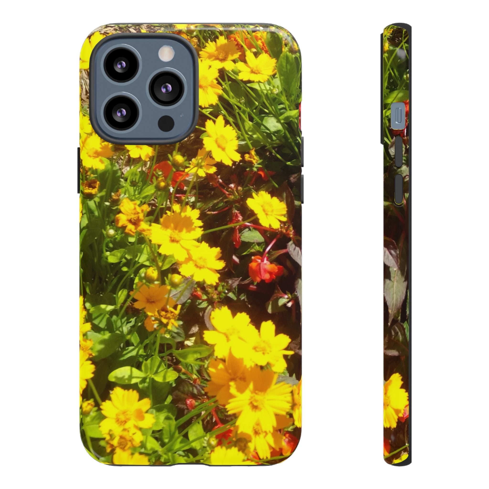 Floral Phone Case - Tough Cases with Vibrant Yellow Flowers, Protective Floral Cover, Spring Decor, Gift Idea for Nature Lovers, [...]