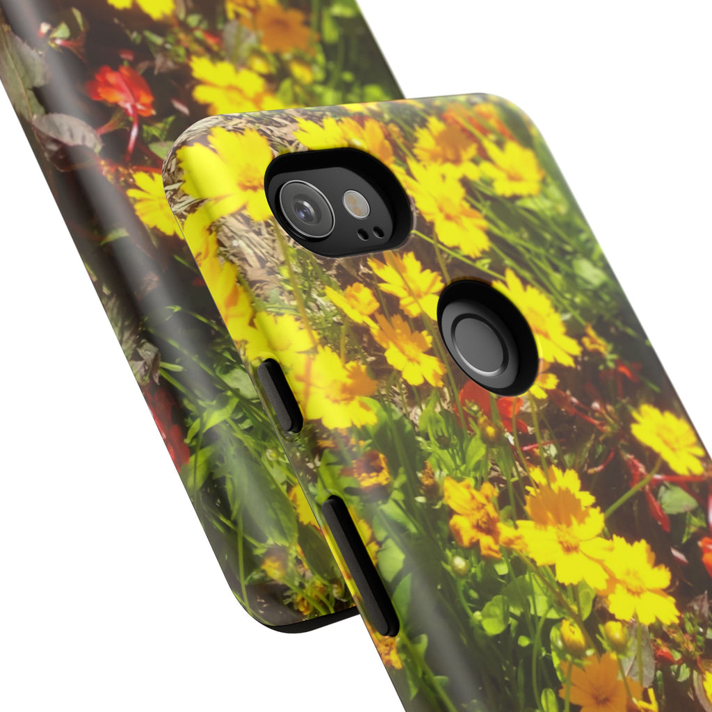 Floral Phone Case - Tough Cases with Vibrant Yellow Flowers, Protective Floral Cover, Spring Decor, Gift Idea for Nature Lovers, [...]