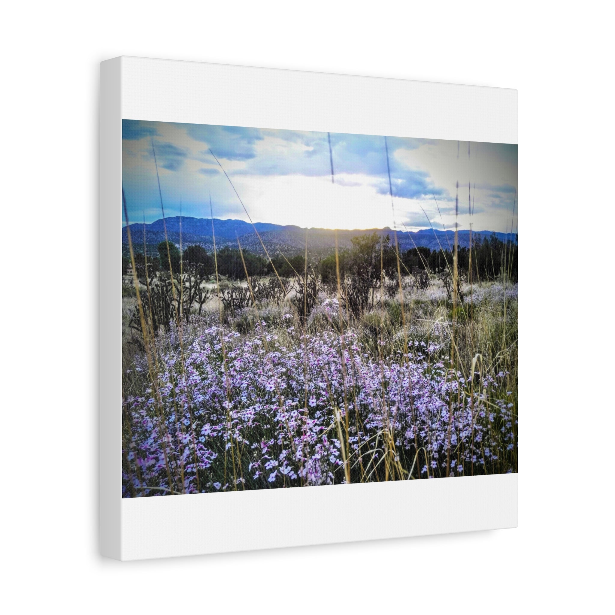 Framed Botanical Wall Art, Floral Canvas Print, Nature Decor, Home Interior Art, Gift for Garden Lovers, Beautiful Flower Landscape