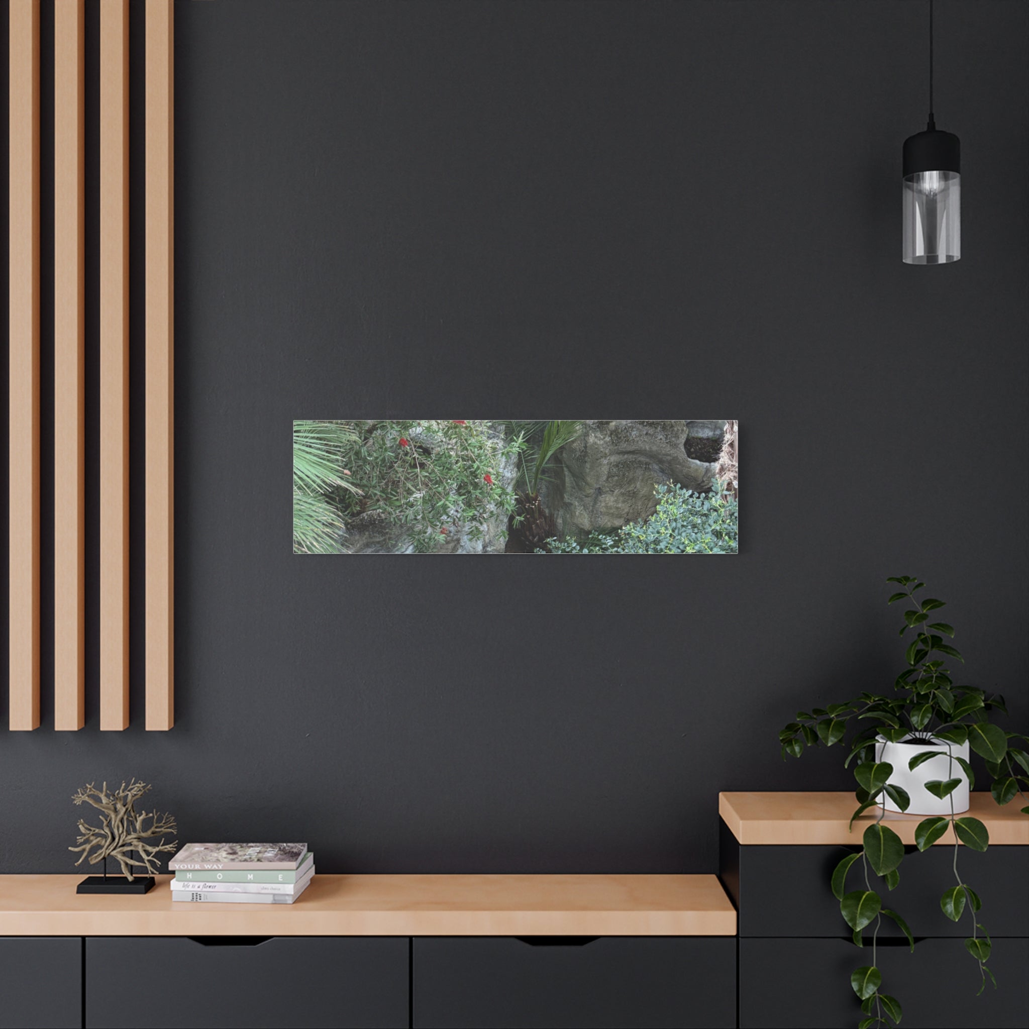 Canvas Wall Art, Tropical Garden Print, Home Decor, Botanical Artwork, Nature Lover Gift, Modern Interior Design