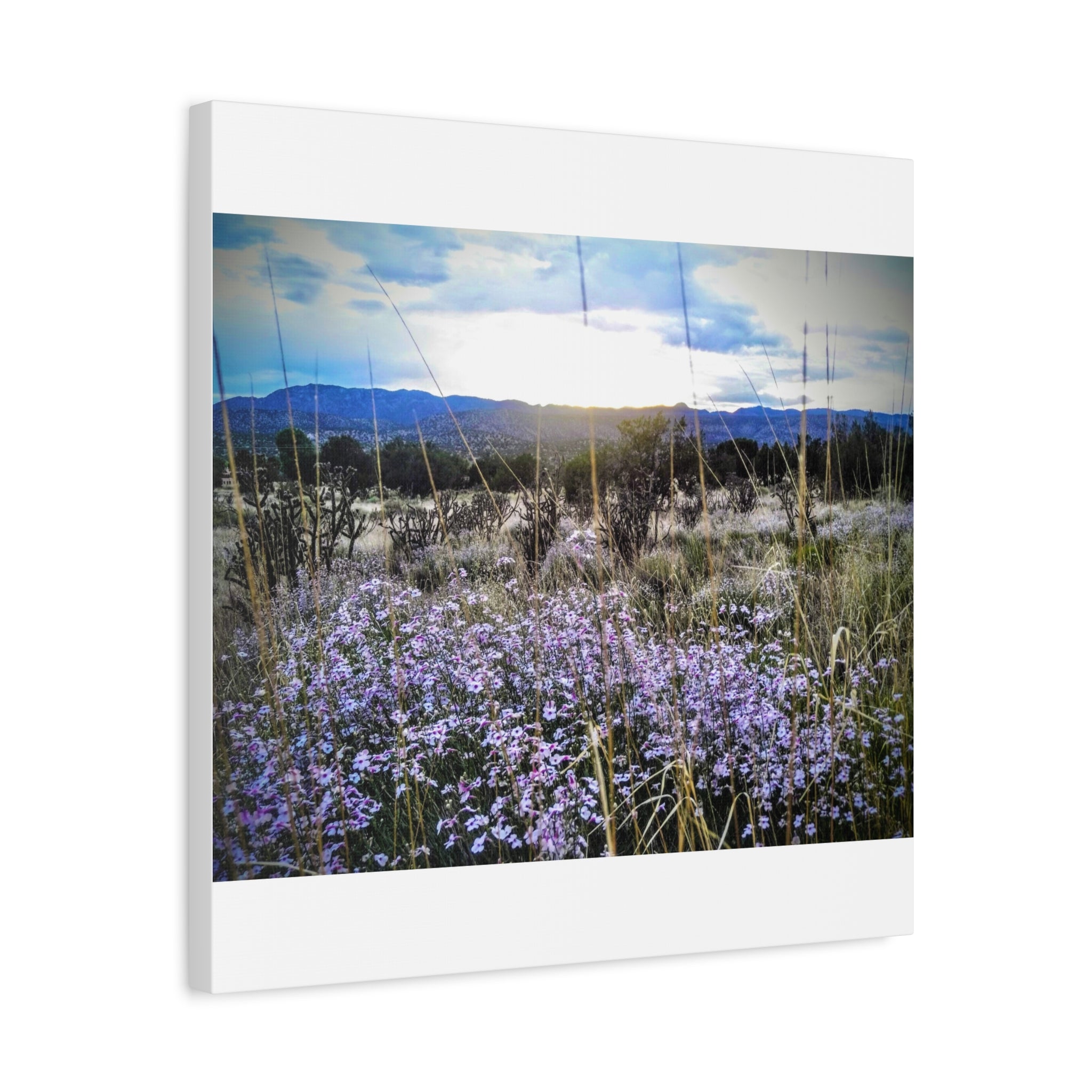 Framed Botanical Wall Art, Floral Canvas Print, Nature Decor, Home Interior Art, Gift for Garden Lovers, Beautiful Flower Landscape