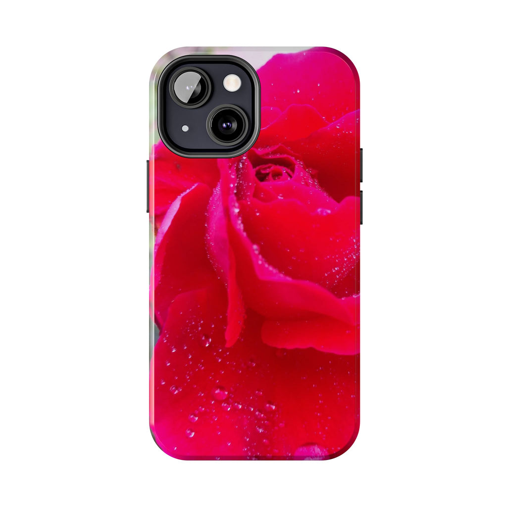 Flower Print Tough Phone Cases, Floral iPhone Case, Durable Mobile Covers, Unique Gift for Her, Birthday Present, Rose Design
