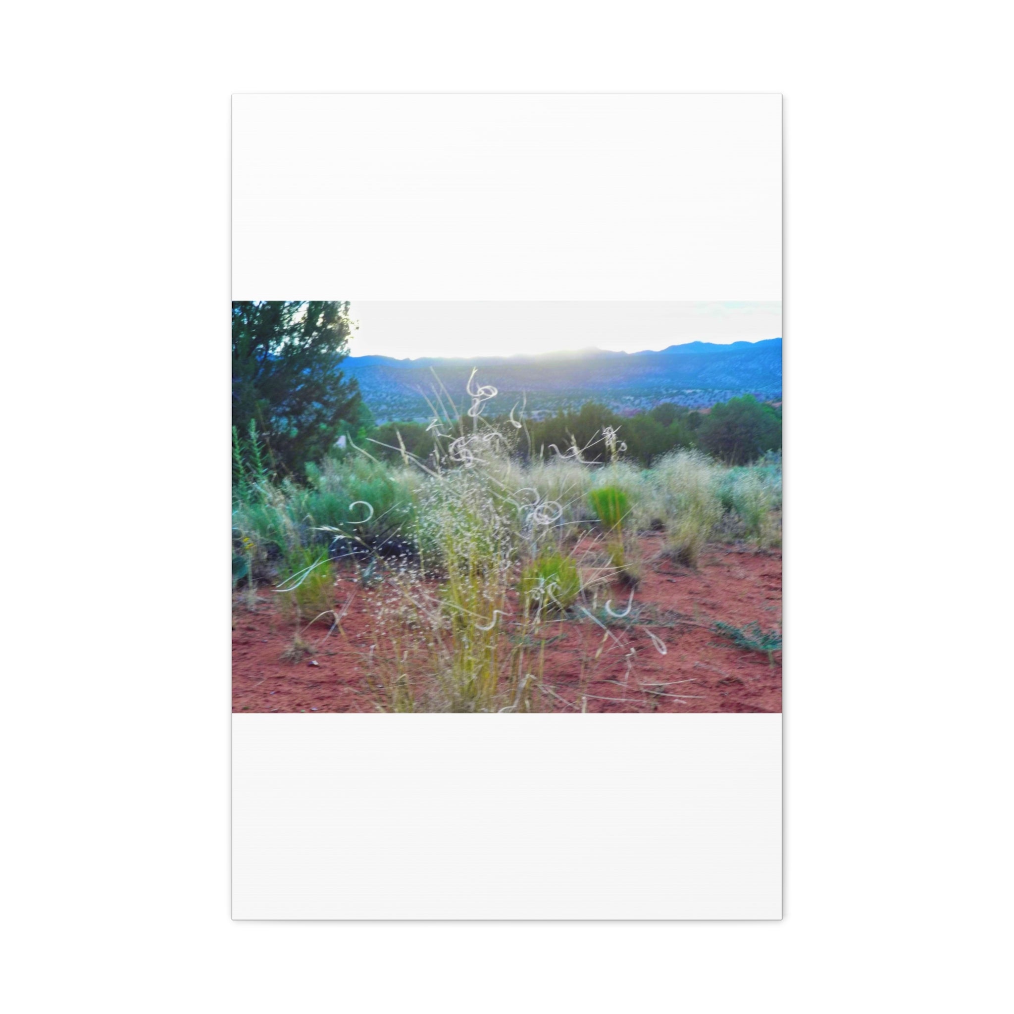 Serene Desert Landscape Canvas Print, Nature Wall Art, Home Decor, Gift for Nature Lovers, Rustic Art for Living Room, Boho Decor