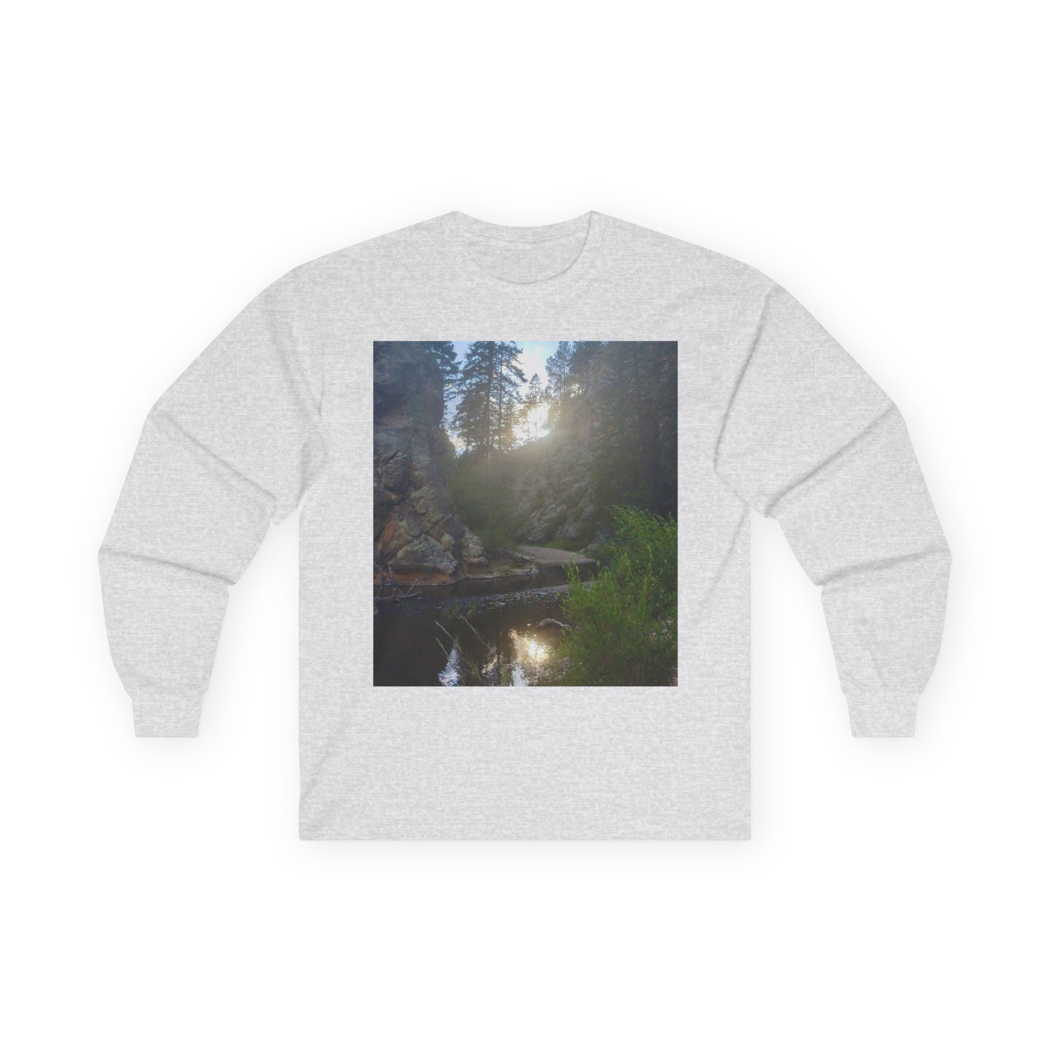 Nature-Inspired Unisex Long Sleeve Tee, Outdoor Adventure Shirt, Gift for Nature Lovers, Casual Wear, Eco-Friendly Apparel