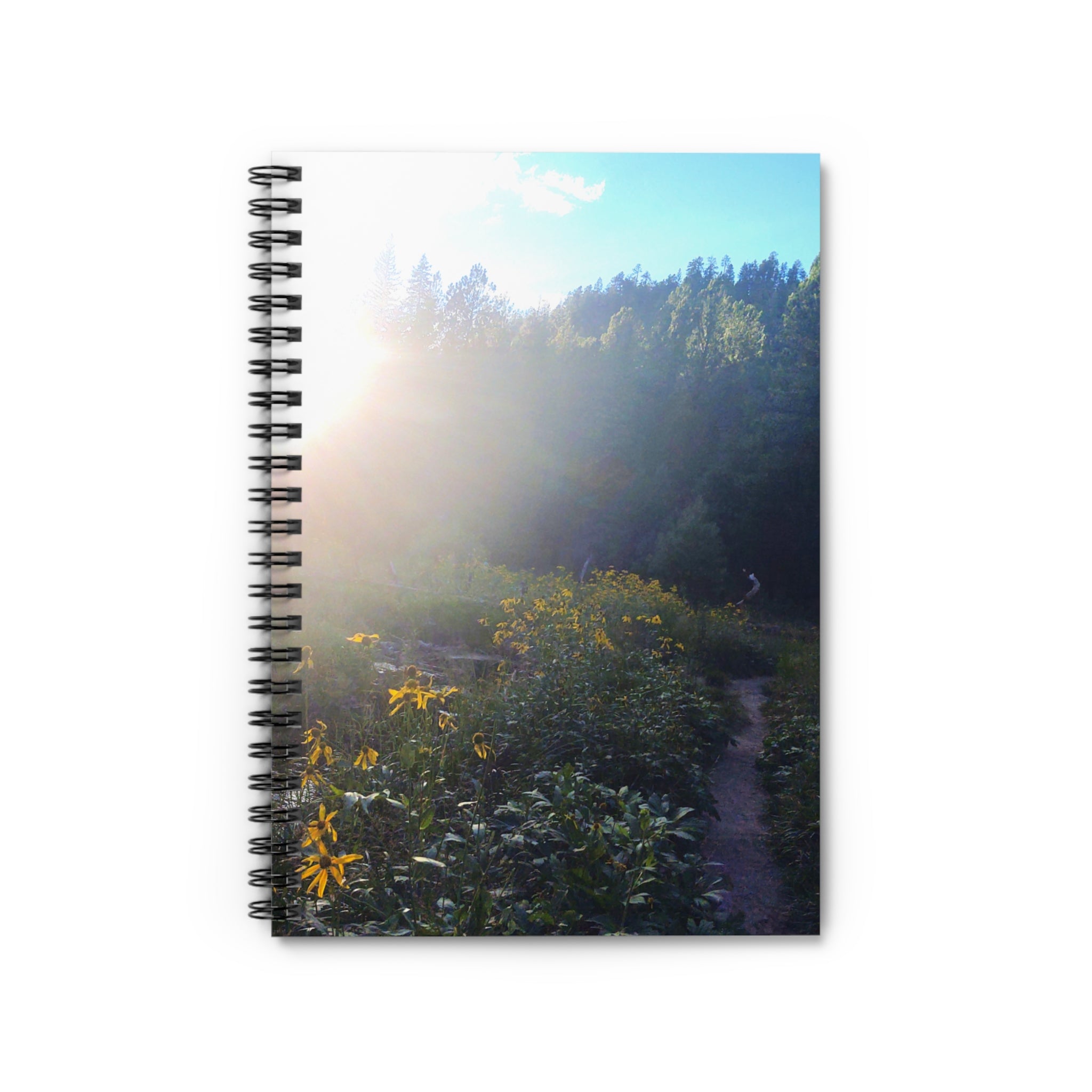 Nature-Inspired Spiral Notebook for Journaling, Gifts, Floral Journal, Back to School Supplies, Eco-Friendly Office Supplies