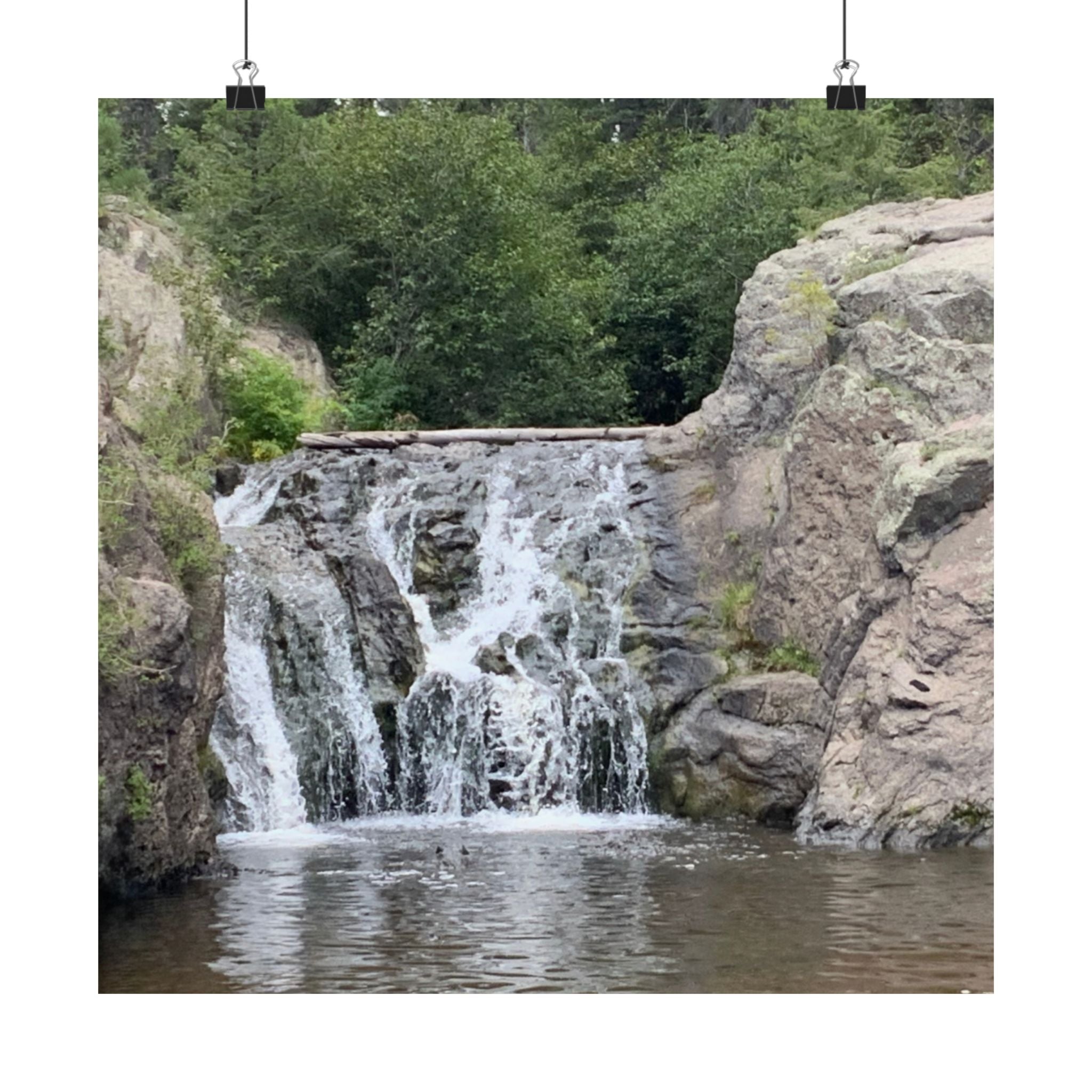 Serene Nature Posters, Home Decor Wall Art, Gift for Nature Lovers, Tranquil Landscape Prints, Waterfall Artwork