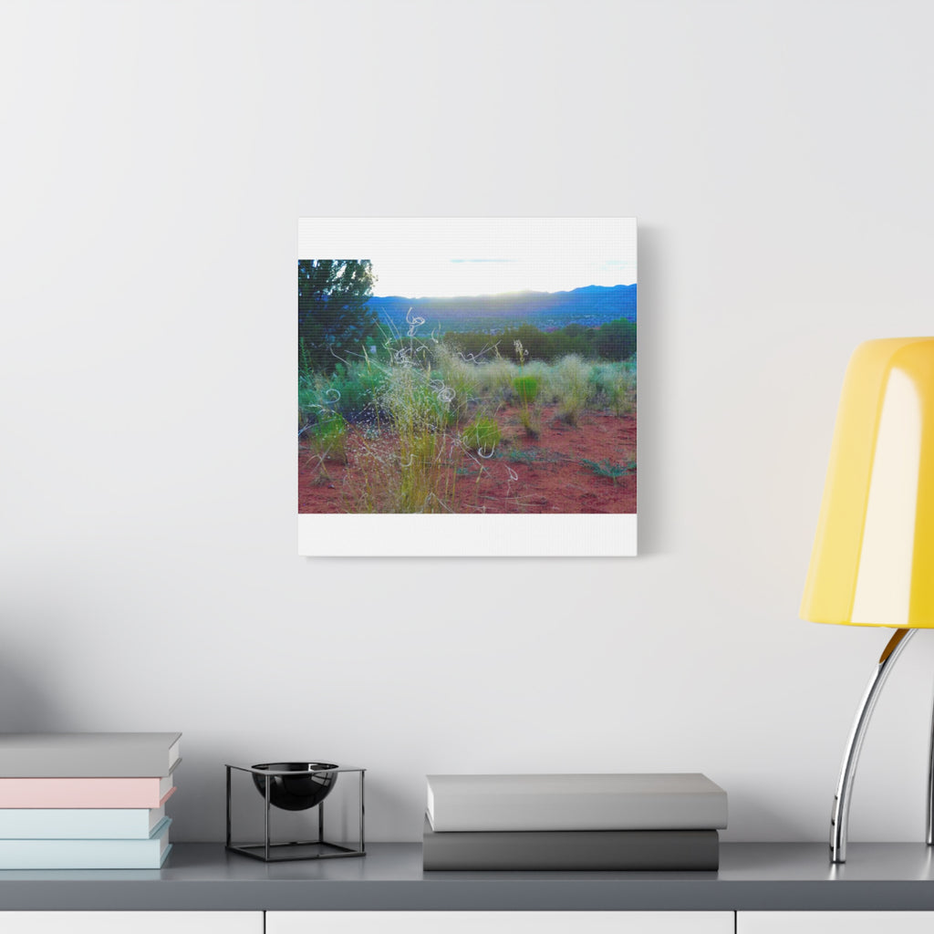 Stretched Canvas Art Print, Nature Wall Decor, Boho Home Decor, Rustic Landscape Art, Gift for Nature Lovers