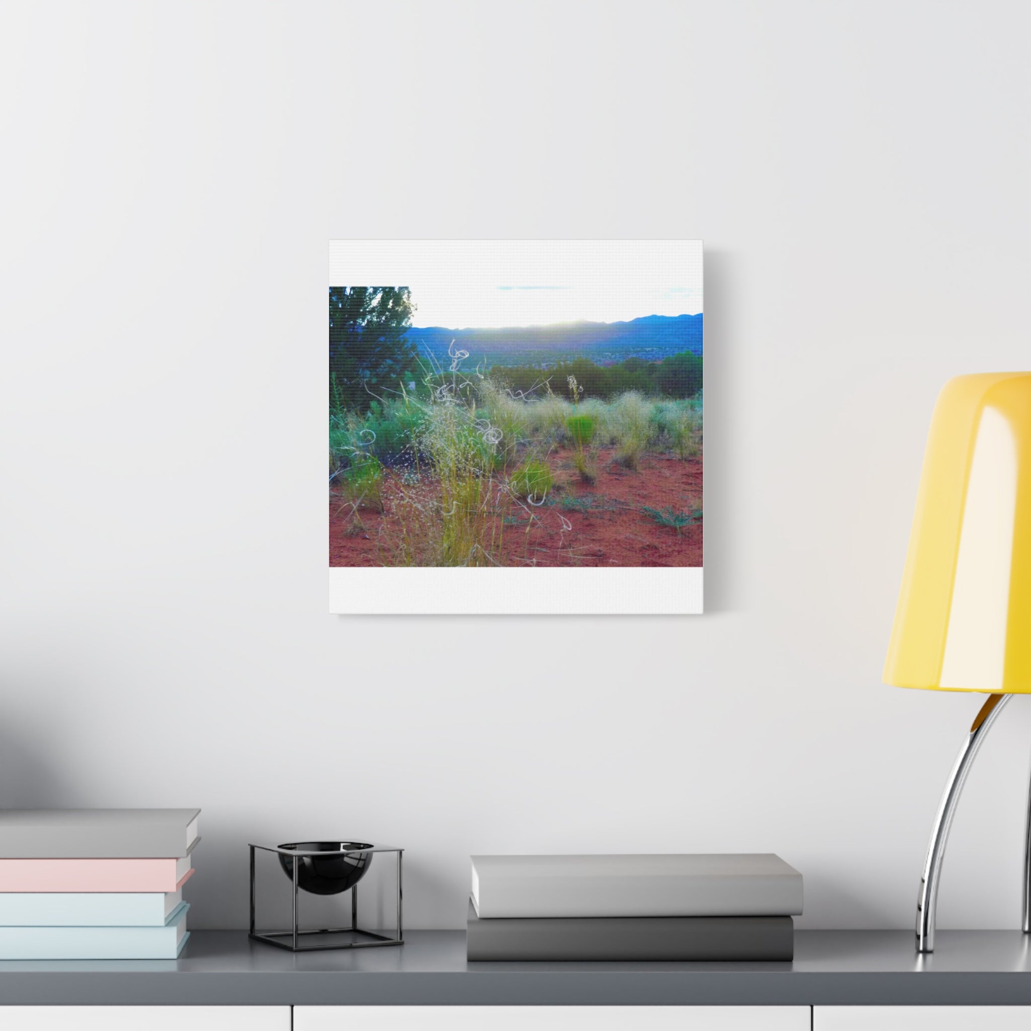 Stretched Canvas Art Print, Nature Wall Decor, Boho Home Decor, Rustic Landscape Art, Gift for Nature Lovers