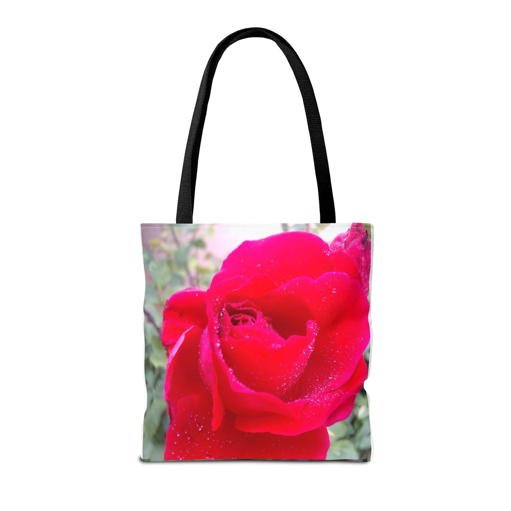 Vibrant Floral Tote Bag - Eco-Friendly Canvas, Perfect for Shopping, Beach Days, or Gift Giving - Rose Design