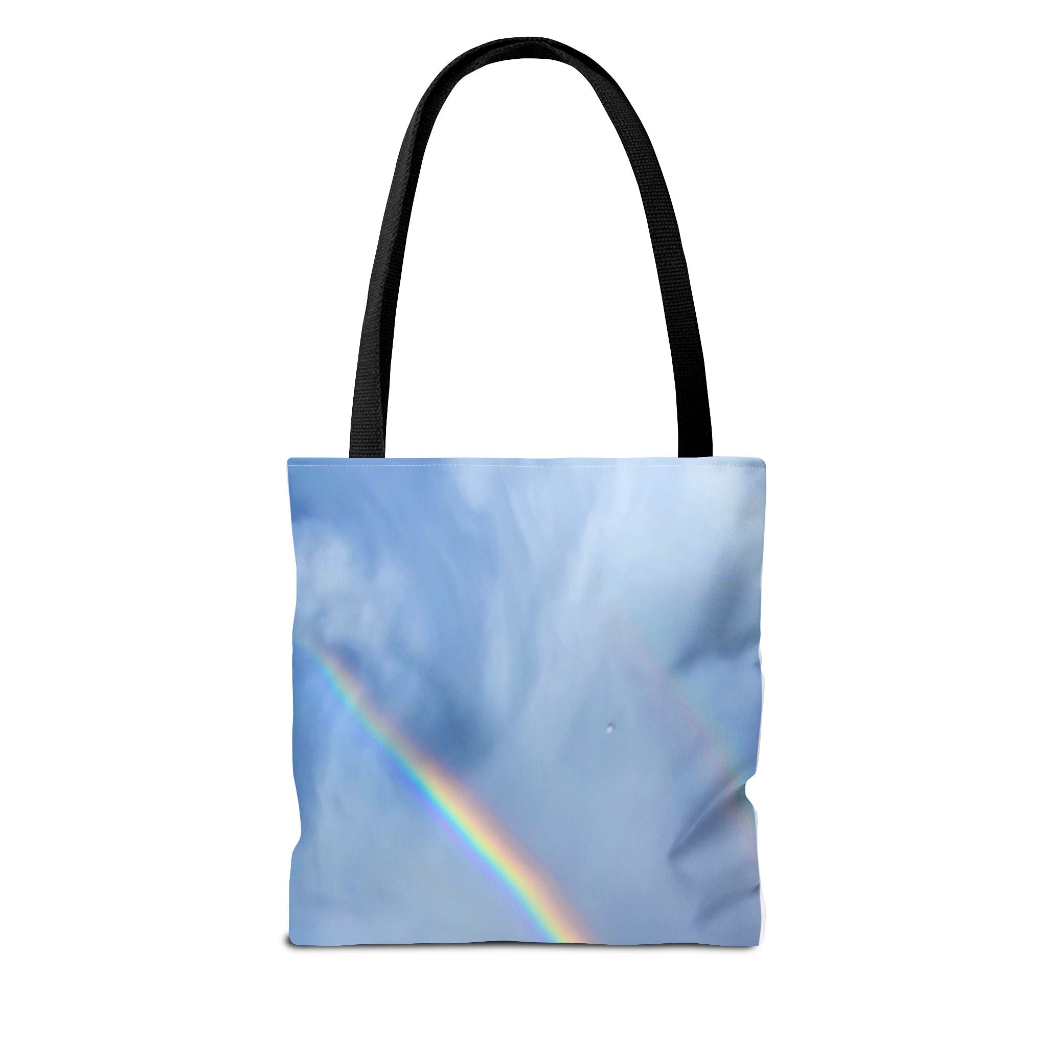 Rainbow Sky Tote Bag, Colorful Beach Bag, Reusable Shopping Tote, Summer Travel Accessory, Perfect Gift for Nature Lovers