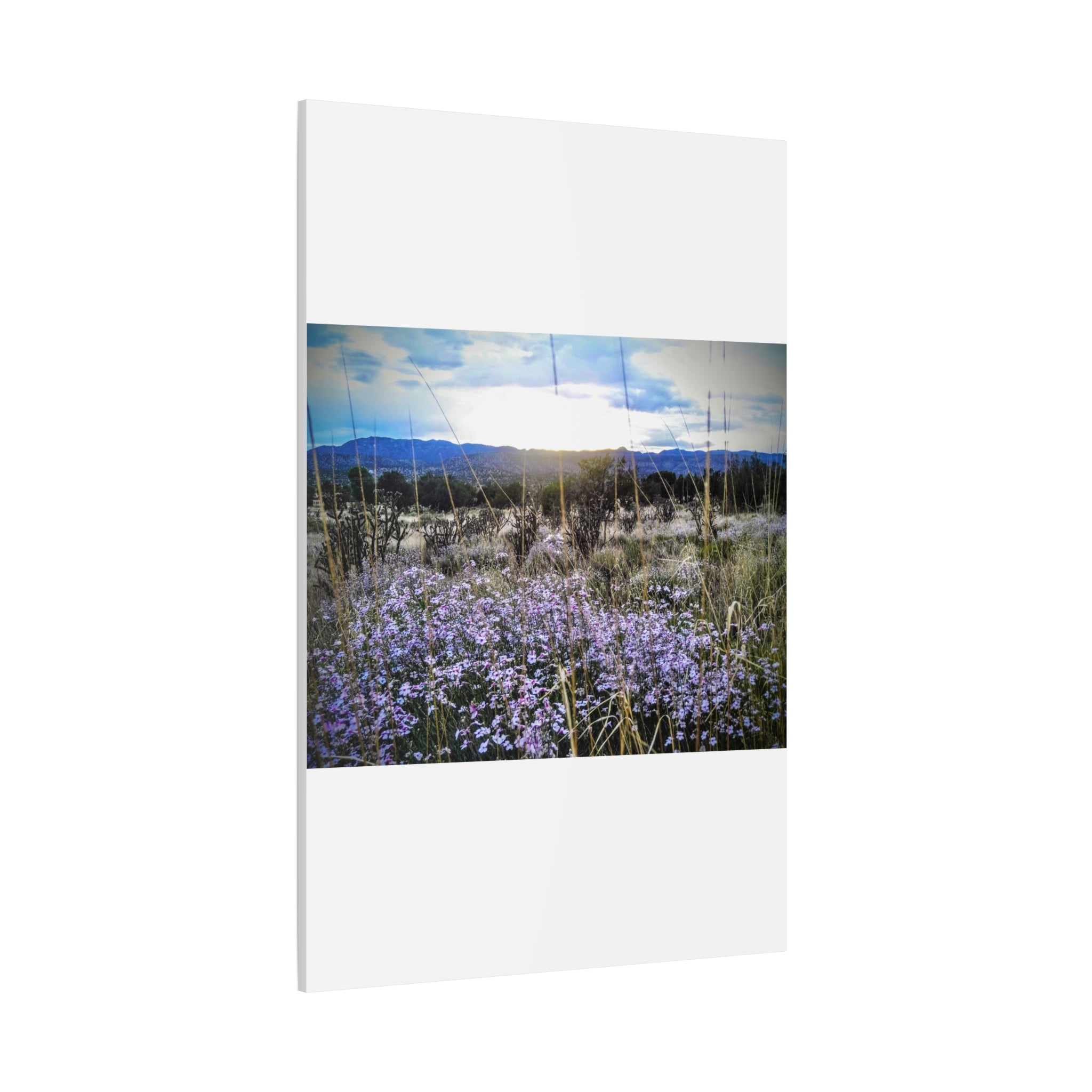 Framed Botanical Wall Art, Floral Canvas Print, Nature Decor, Home Interior Art, Gift for Garden Lovers, Beautiful Flower Landscape