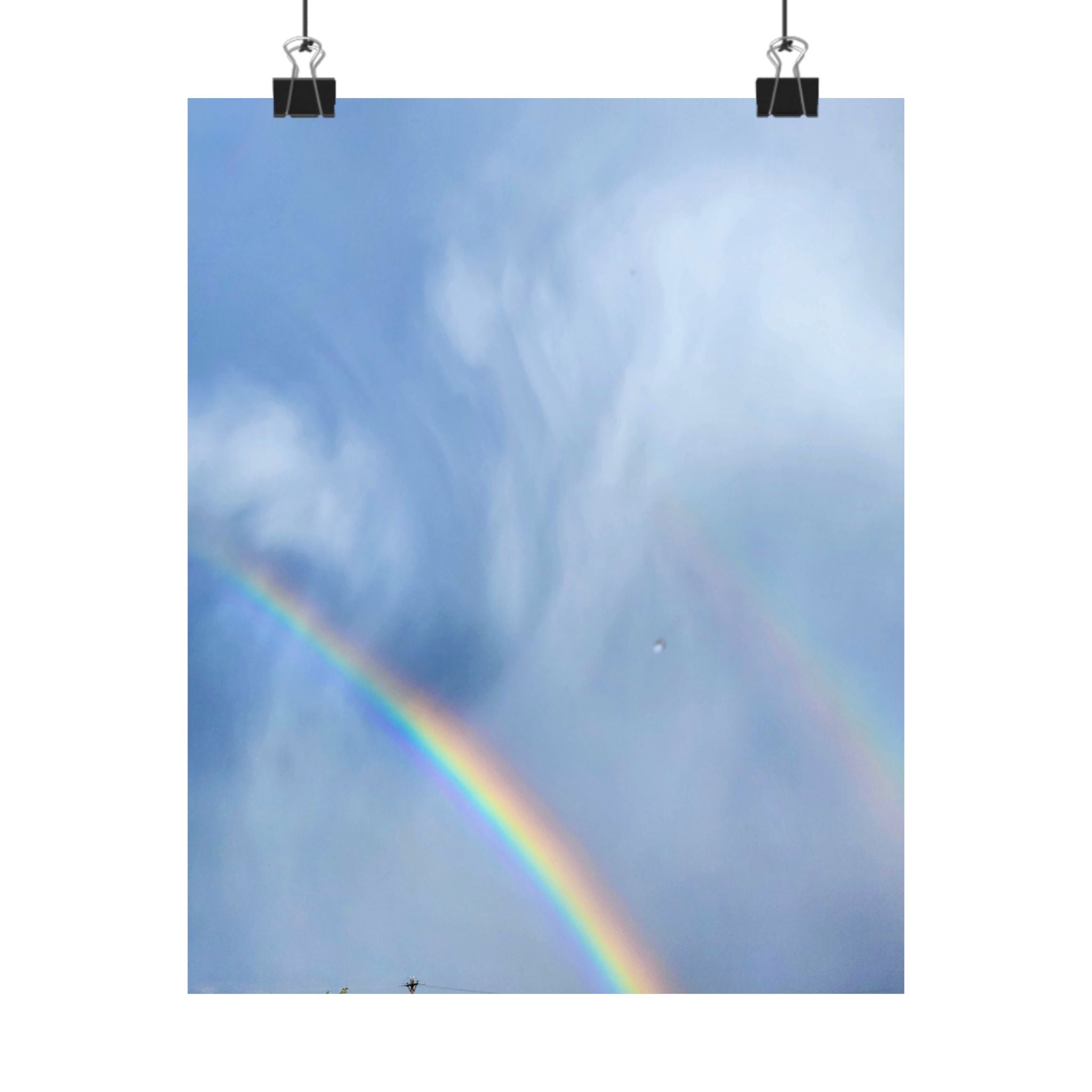 Rainbow Matte Vertical Poster - Colorful Wall Decor for Home, Office, Aesthetic Gift for Art Lovers, Birthday & Housewarming Decoration
