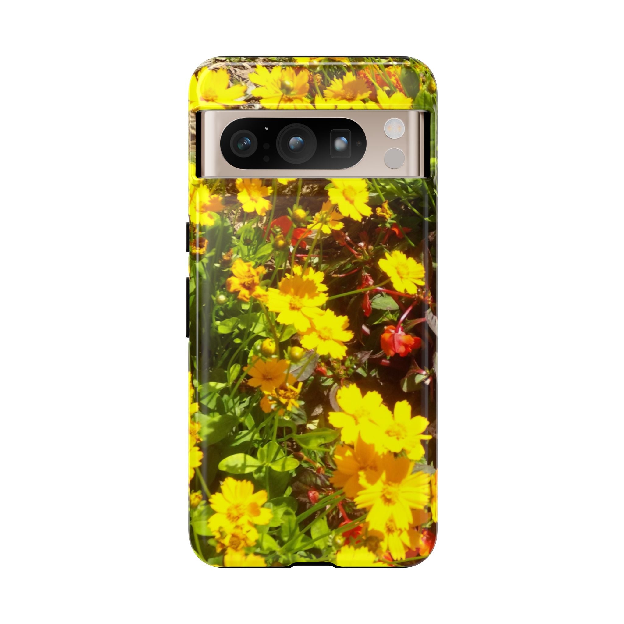Floral Phone Case - Tough Cases with Vibrant Yellow Flowers, Protective Floral Cover, Spring Decor, Gift Idea for Nature Lovers, [...]