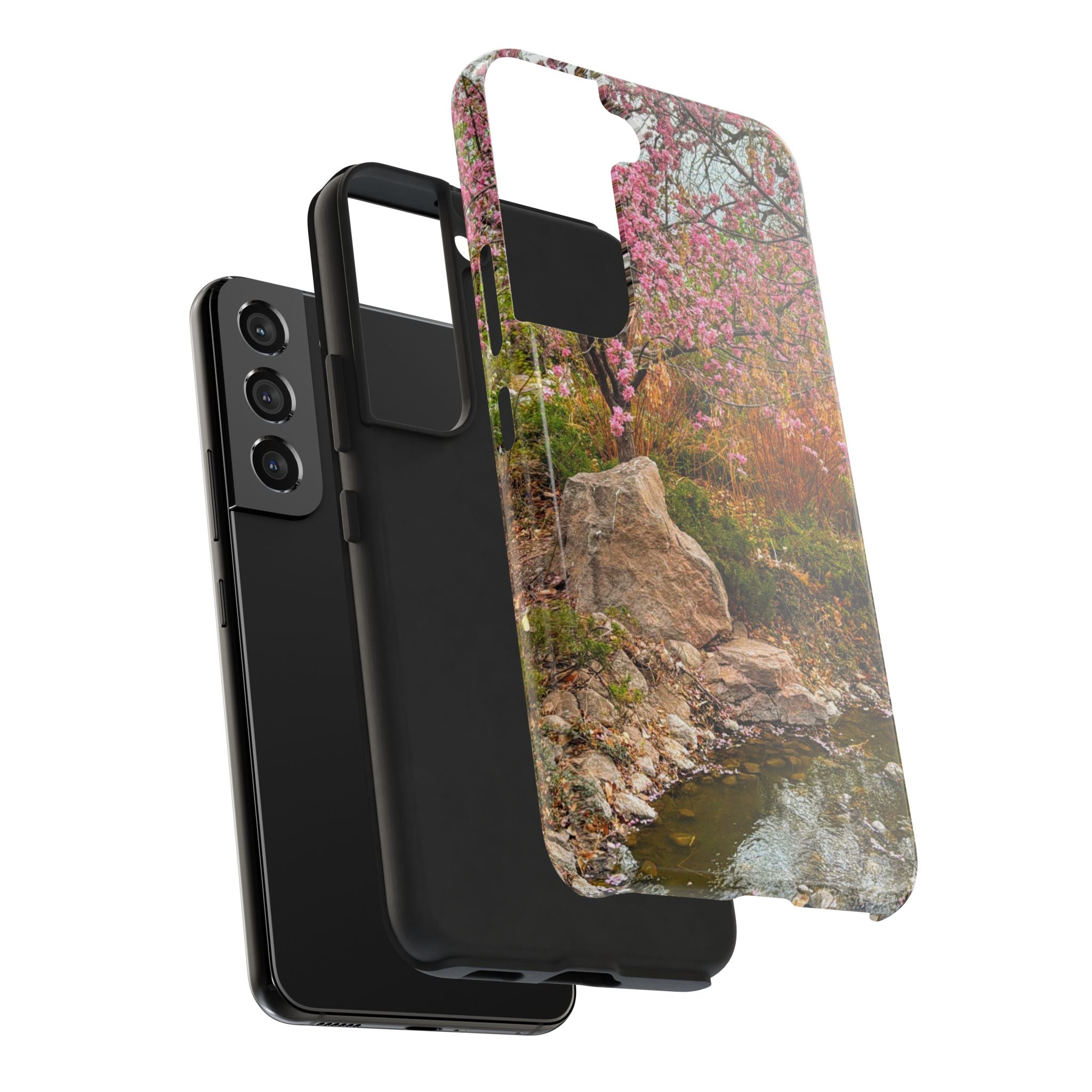 Cherry Blossom Tough Phone Cases - Nature Lover Gift, Floral Phone Accessories, Spring Decor, Custom Cases, Outdoor Adventure