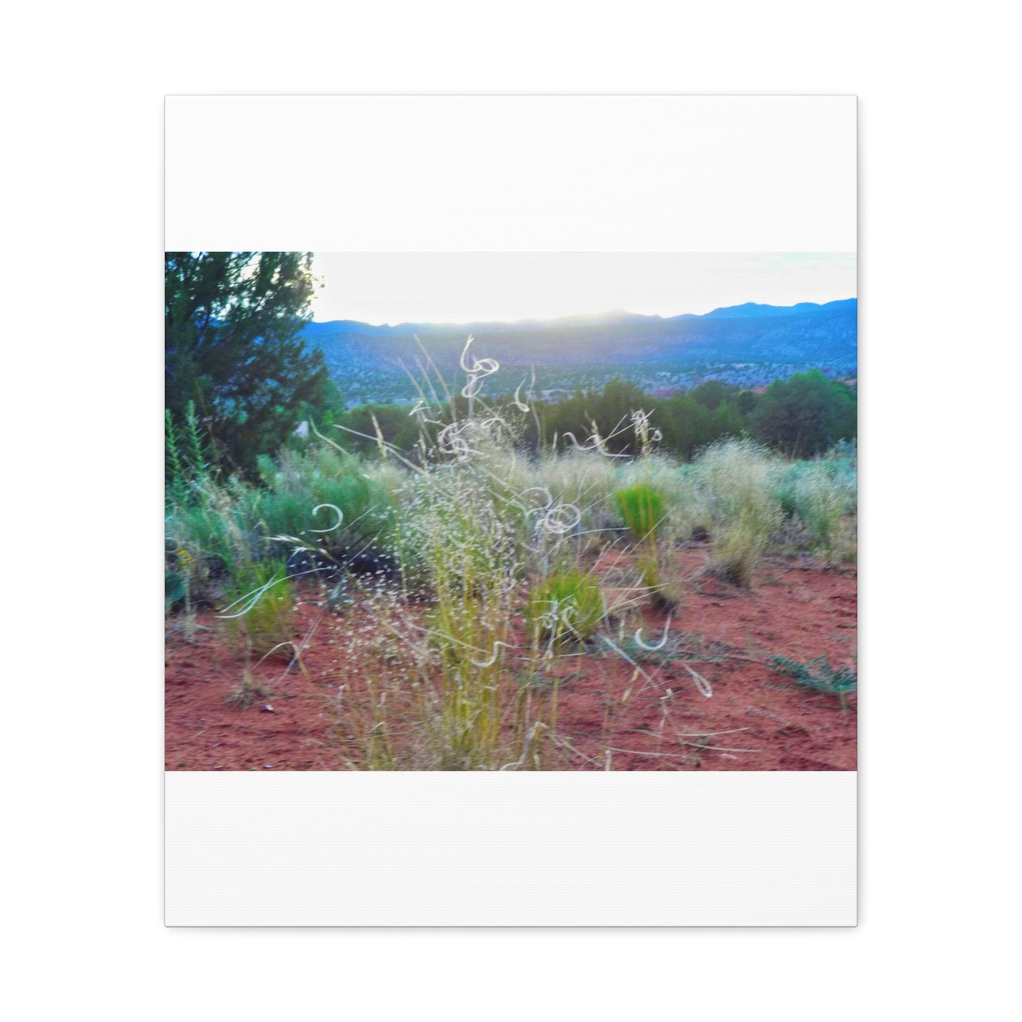 Serene Desert Landscape Canvas Print, Nature Wall Art, Home Decor, Gift for Nature Lovers, Rustic Art for Living Room, Boho Decor