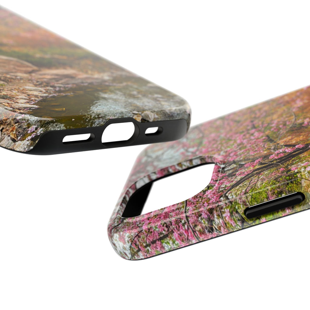 Cherry Blossom Tough Phone Cases - Nature Lover Gift, Floral Phone Accessories, Spring Decor, Custom Cases, Outdoor Adventure