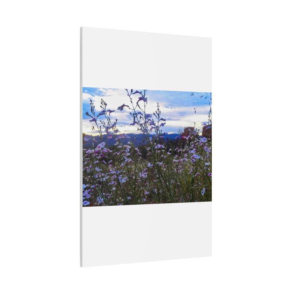 Floral Wall Art Canvas, Nature-Inspired Home Decor, Flower Print, Rustic Living Room, Gift for Gardeners, Boho Wall Art