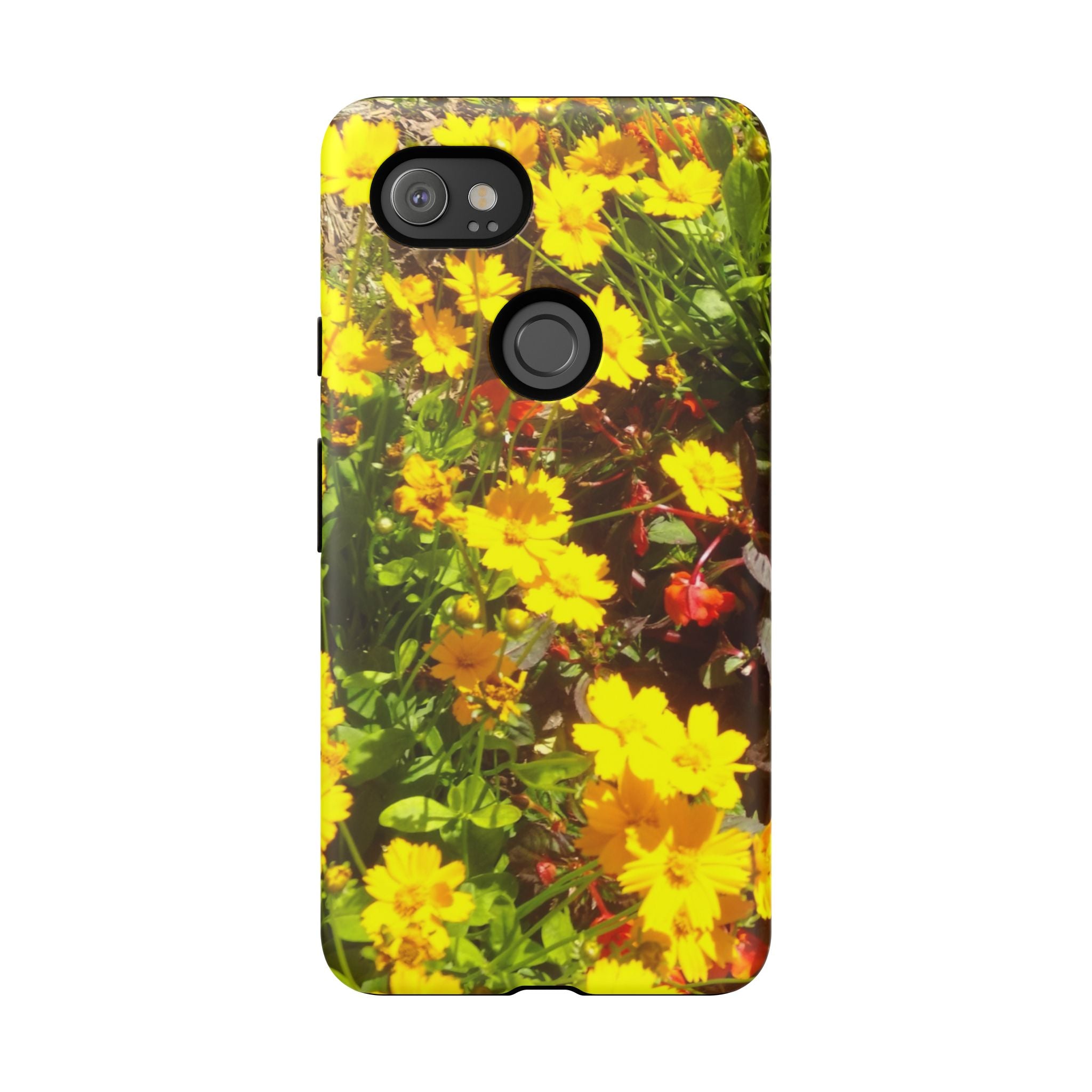 Floral Phone Case - Tough Cases with Vibrant Yellow Flowers, Protective Floral Cover, Spring Decor, Gift Idea for Nature Lovers, [...]