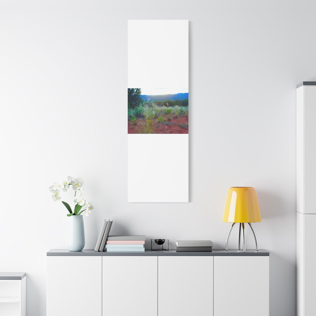 Stretched Canvas Art Print, Nature Wall Decor, Boho Home Decor, Rustic Landscape Art, Gift for Nature Lovers