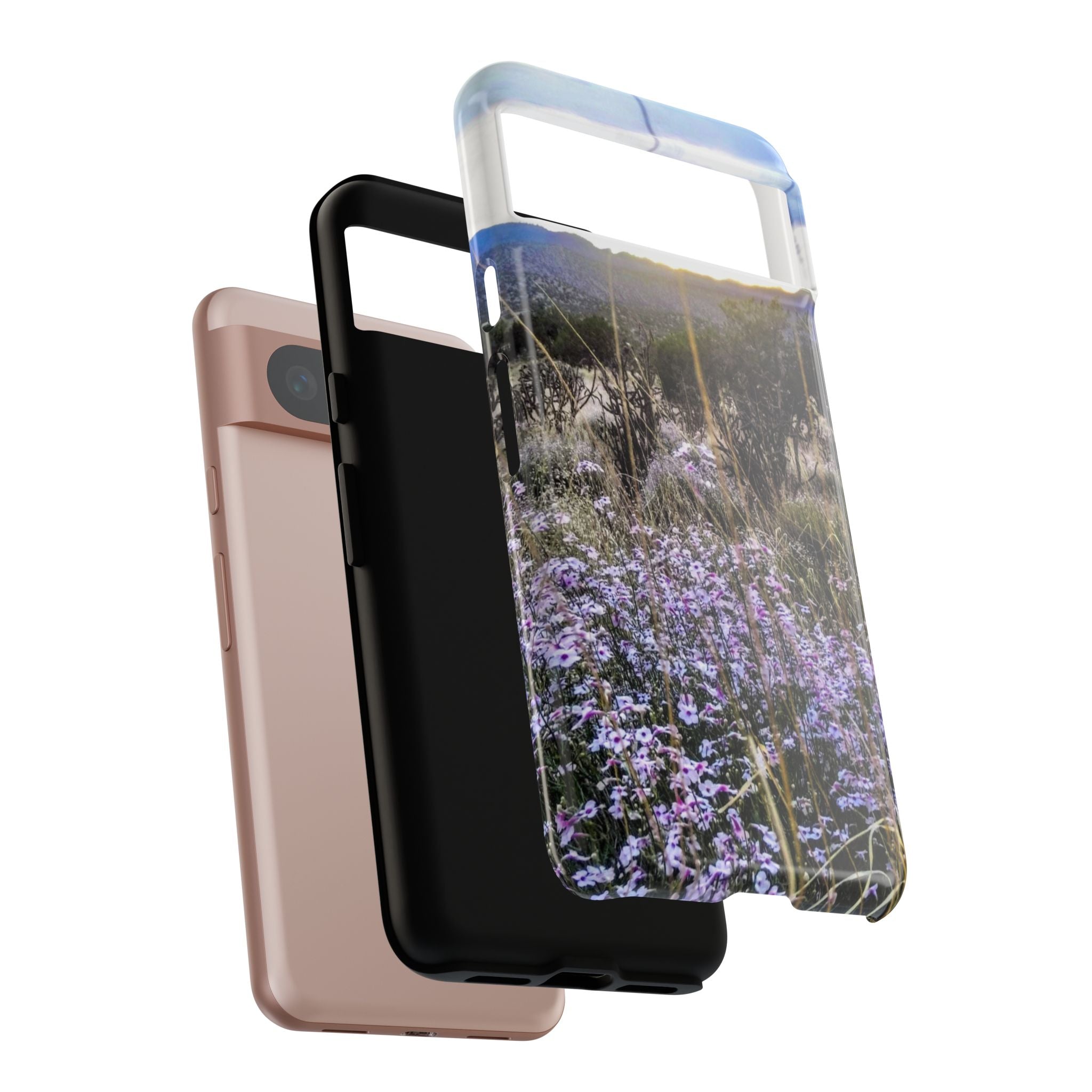 Floral Phone Case, Tough Phone Cover for Outdoor Lovers, Nature-Inspired Accessories, Gift for Photography Enthusiasts, Protective [...]