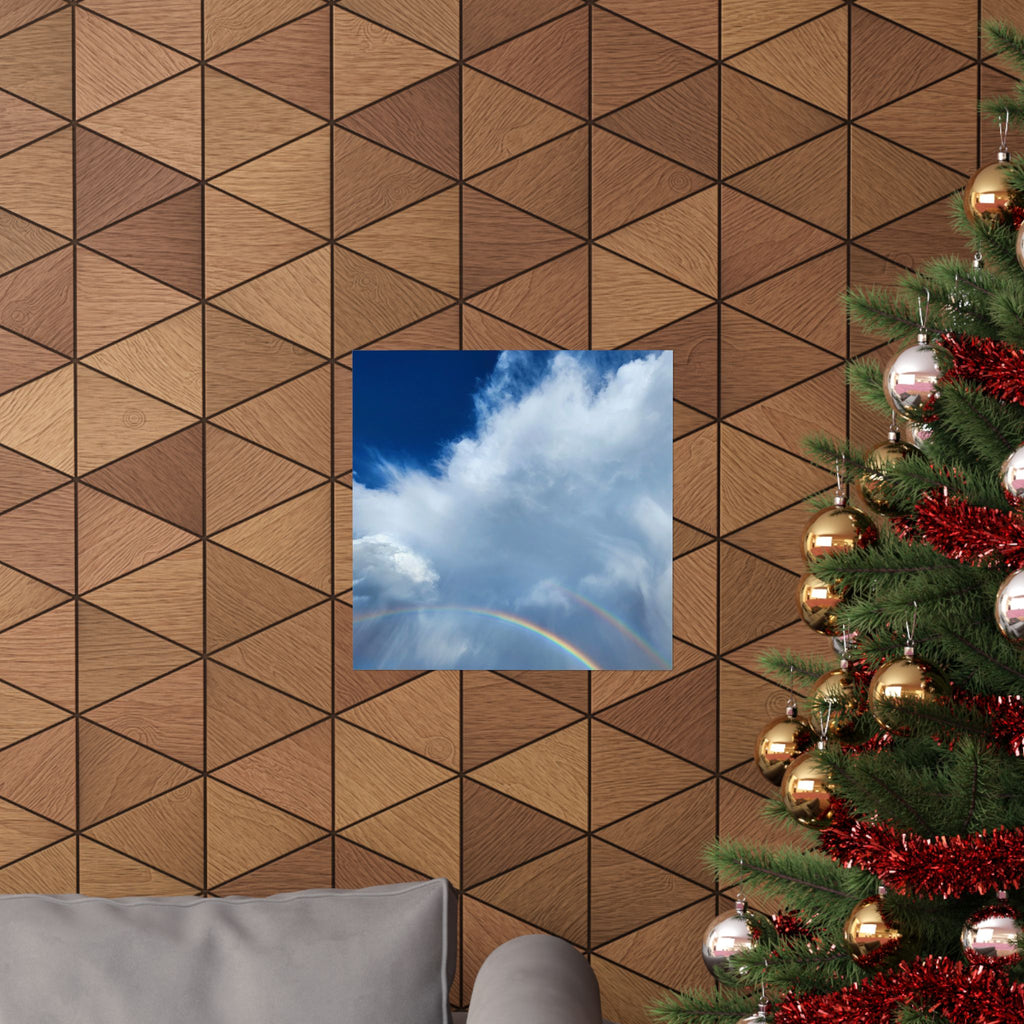 Rainbow Sky Matte Vertical Poster | Inspirational Wall Art, Home Decor, Gift for Nature Lovers, Office Decoration, Unique Artwork