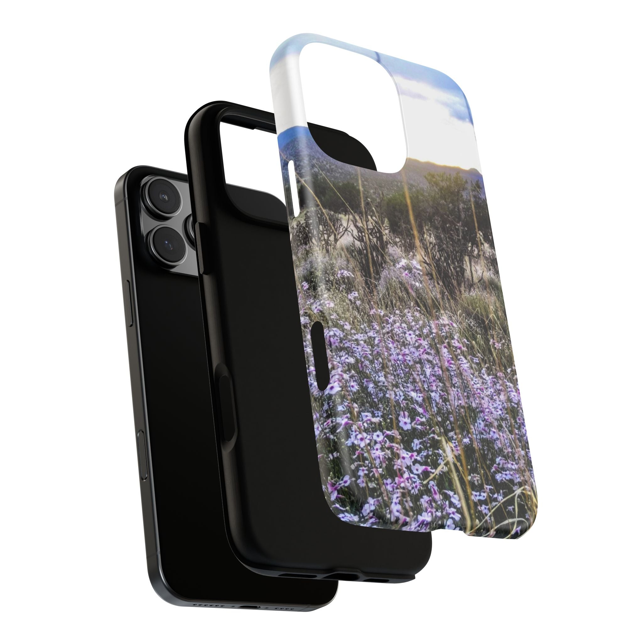 Floral Phone Case, Tough Phone Cover for Outdoor Lovers, Nature-Inspired Accessories, Gift for Photography Enthusiasts, Protective [...]