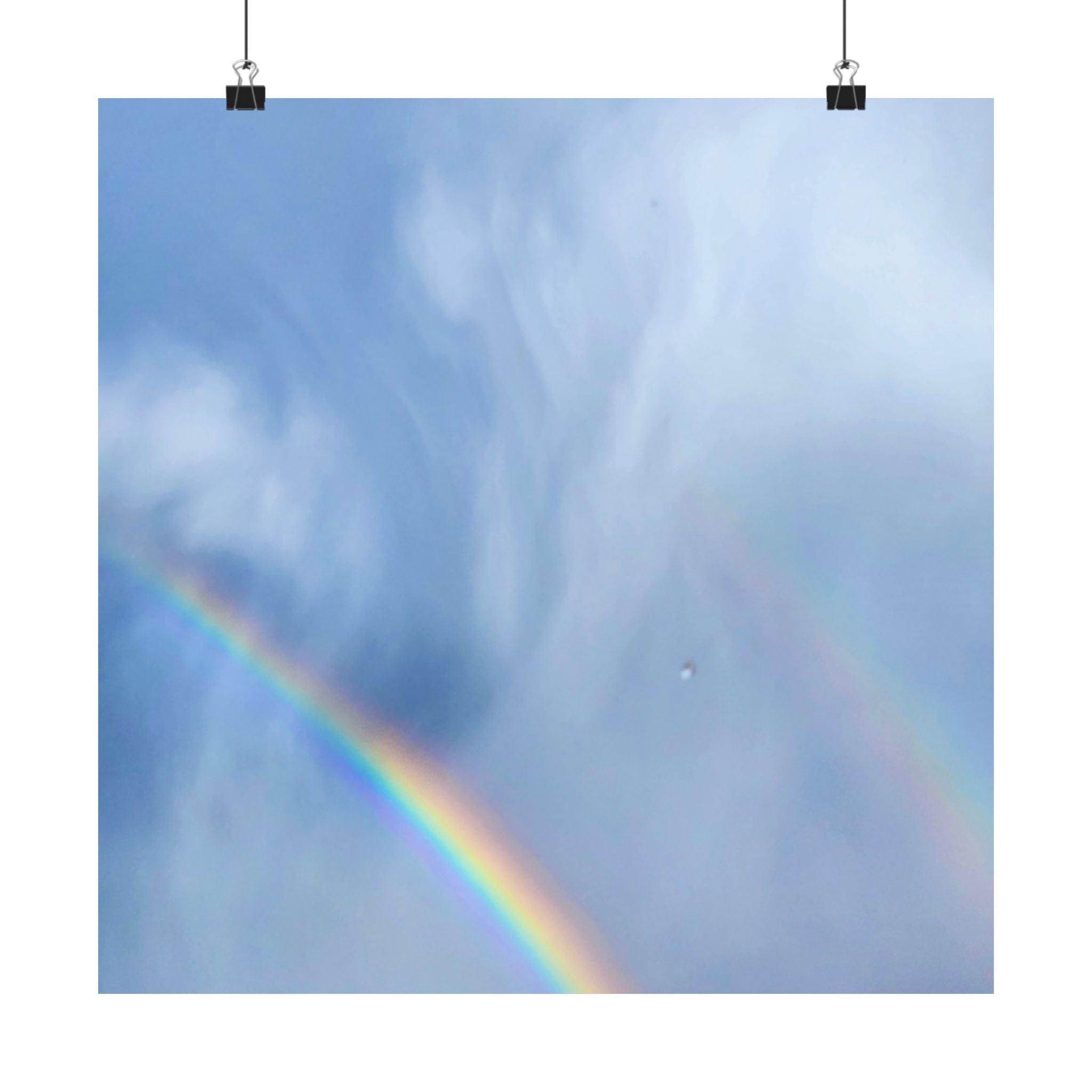 Rainbow Matte Vertical Poster - Colorful Wall Decor for Home, Office, Aesthetic Gift for Art Lovers, Birthday & Housewarming Decoration