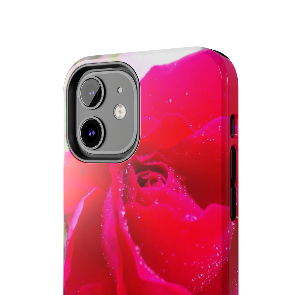 Flower Print Tough Phone Cases, Floral iPhone Case, Durable Mobile Covers, Unique Gift for Her, Birthday Present, Rose Design